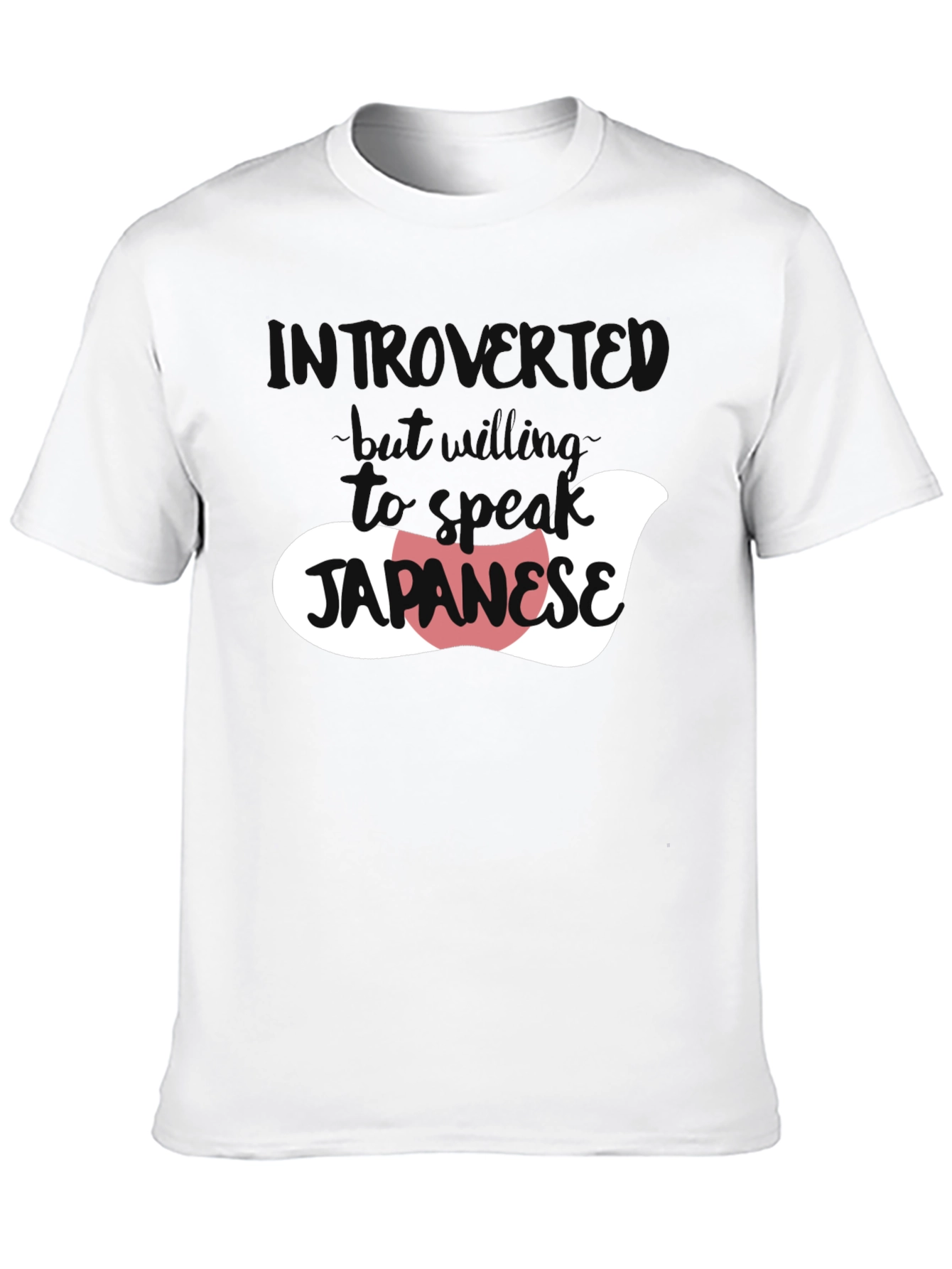 Introvert Japanese Speaker Graphic T-Shirt