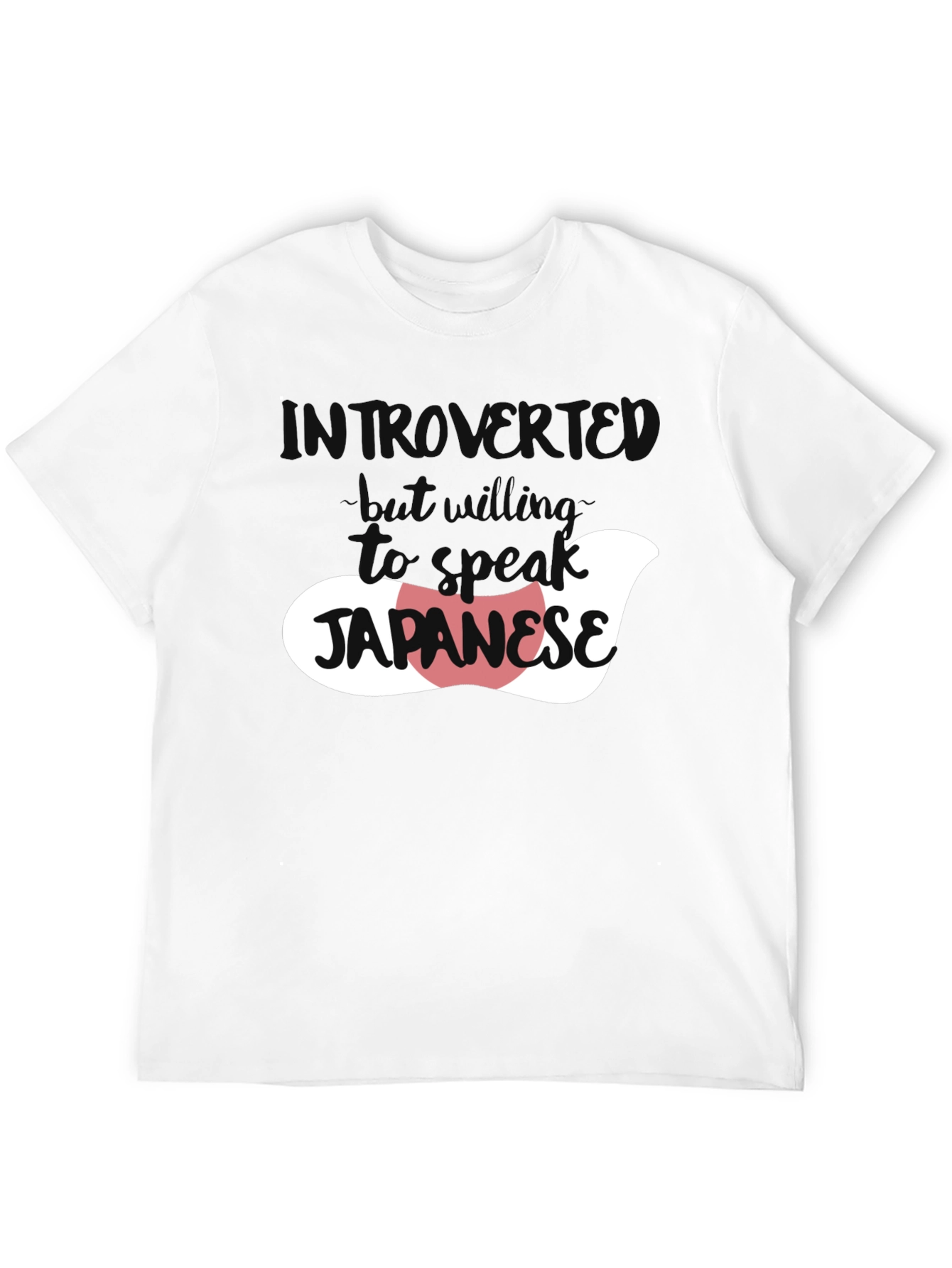 Introvert Japanese Speaker Graphic T-Shirt