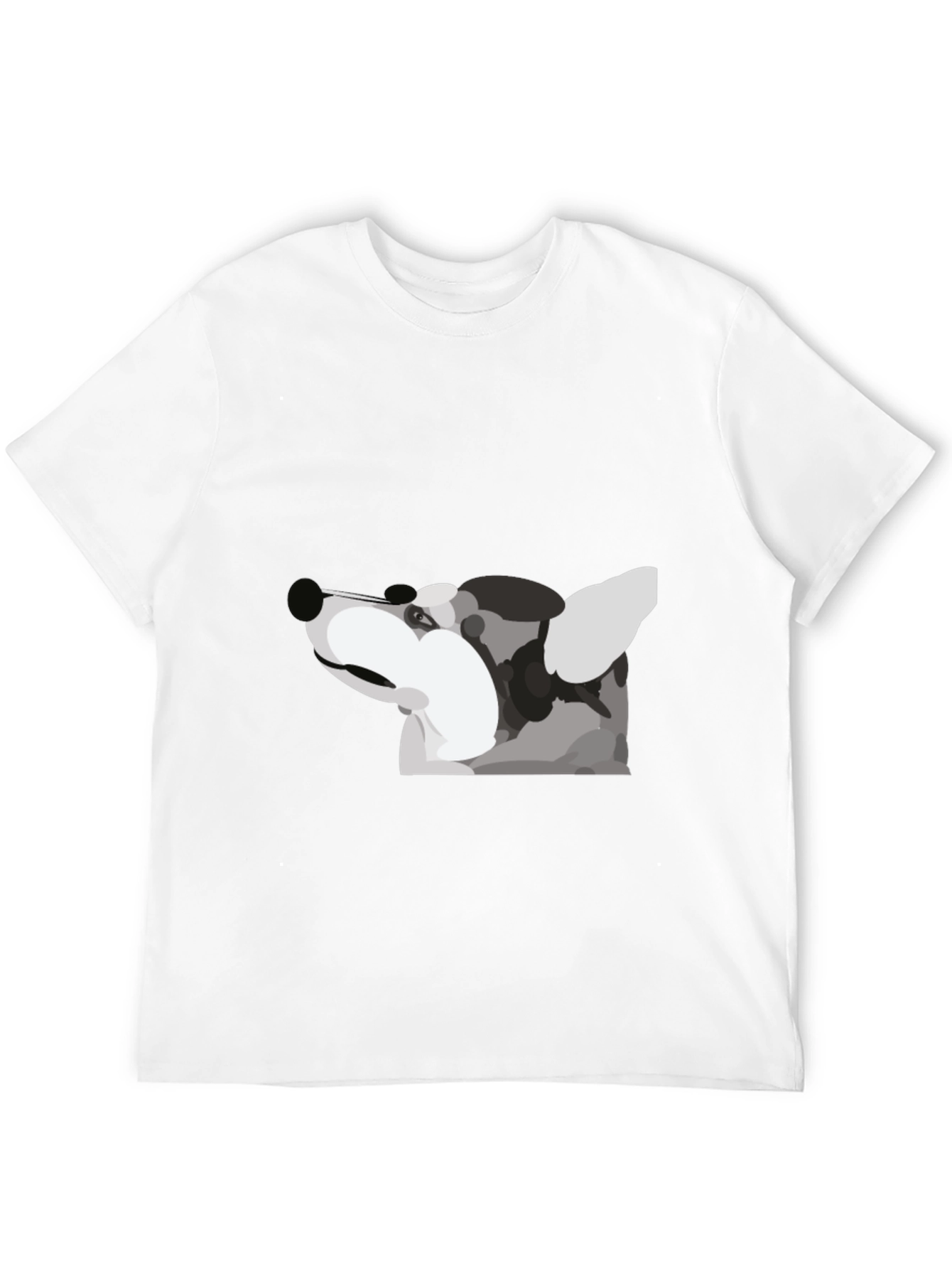Dog Graphic Print T-Shirt