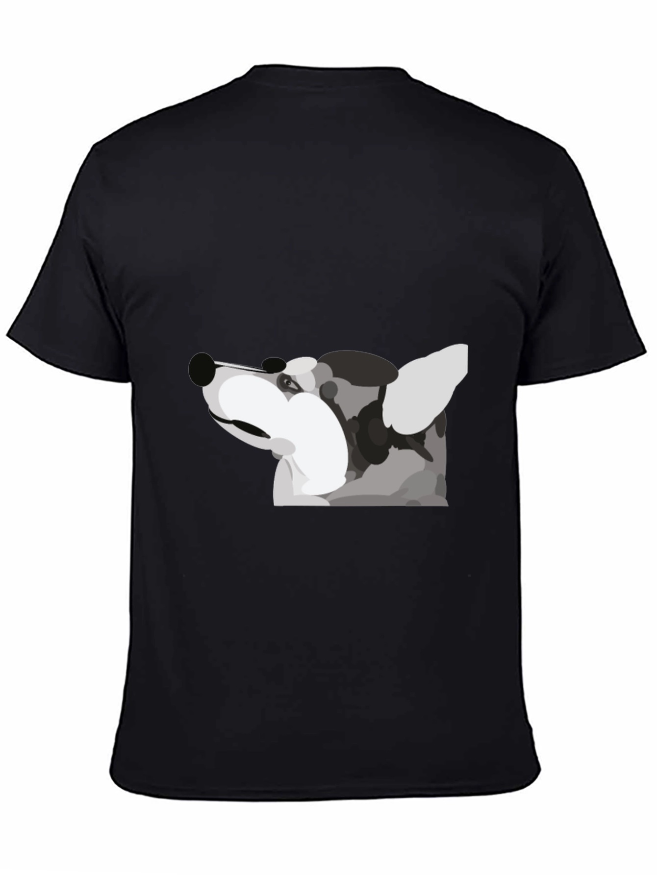 Dog Graphic Print T-Shirt