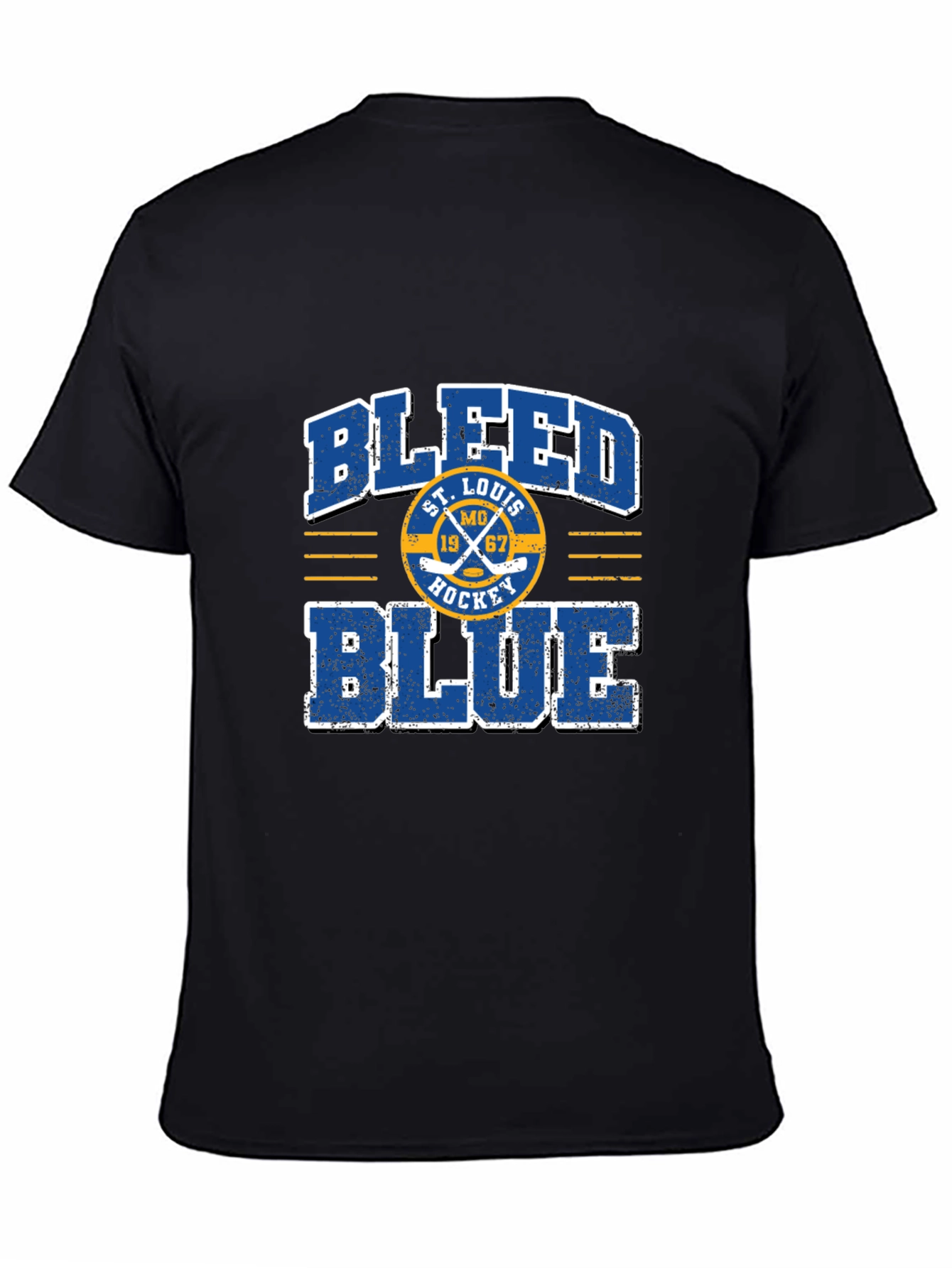 St. Louis Hockey Bleed Blue Graphic Tee