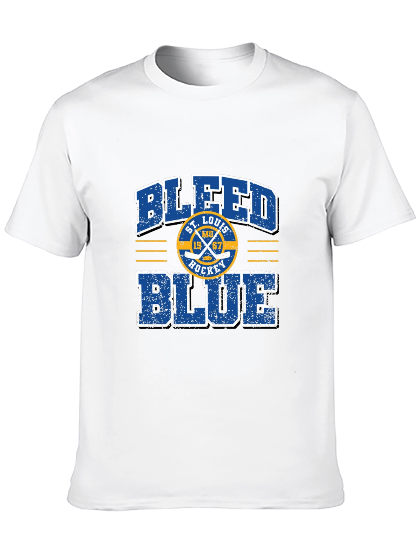 St. Louis Hockey Bleed Blue Graphic Tee