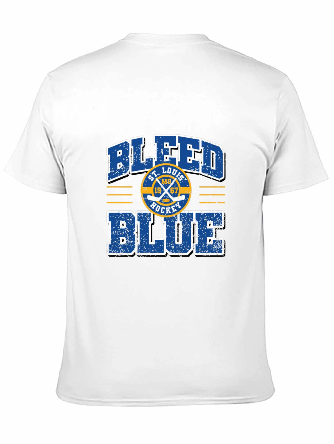 St. Louis Hockey Bleed Blue Graphic Tee