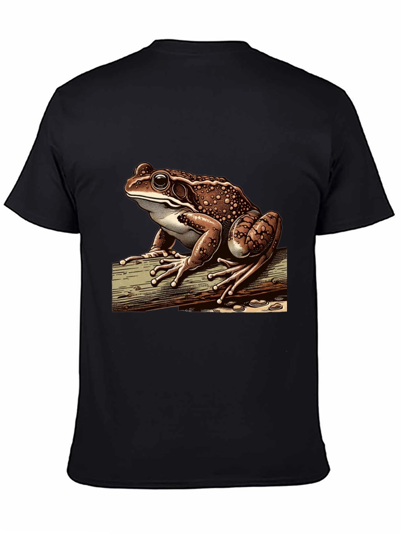 Frog Graphic Print Tee - Cool Nature Lovers Shirt