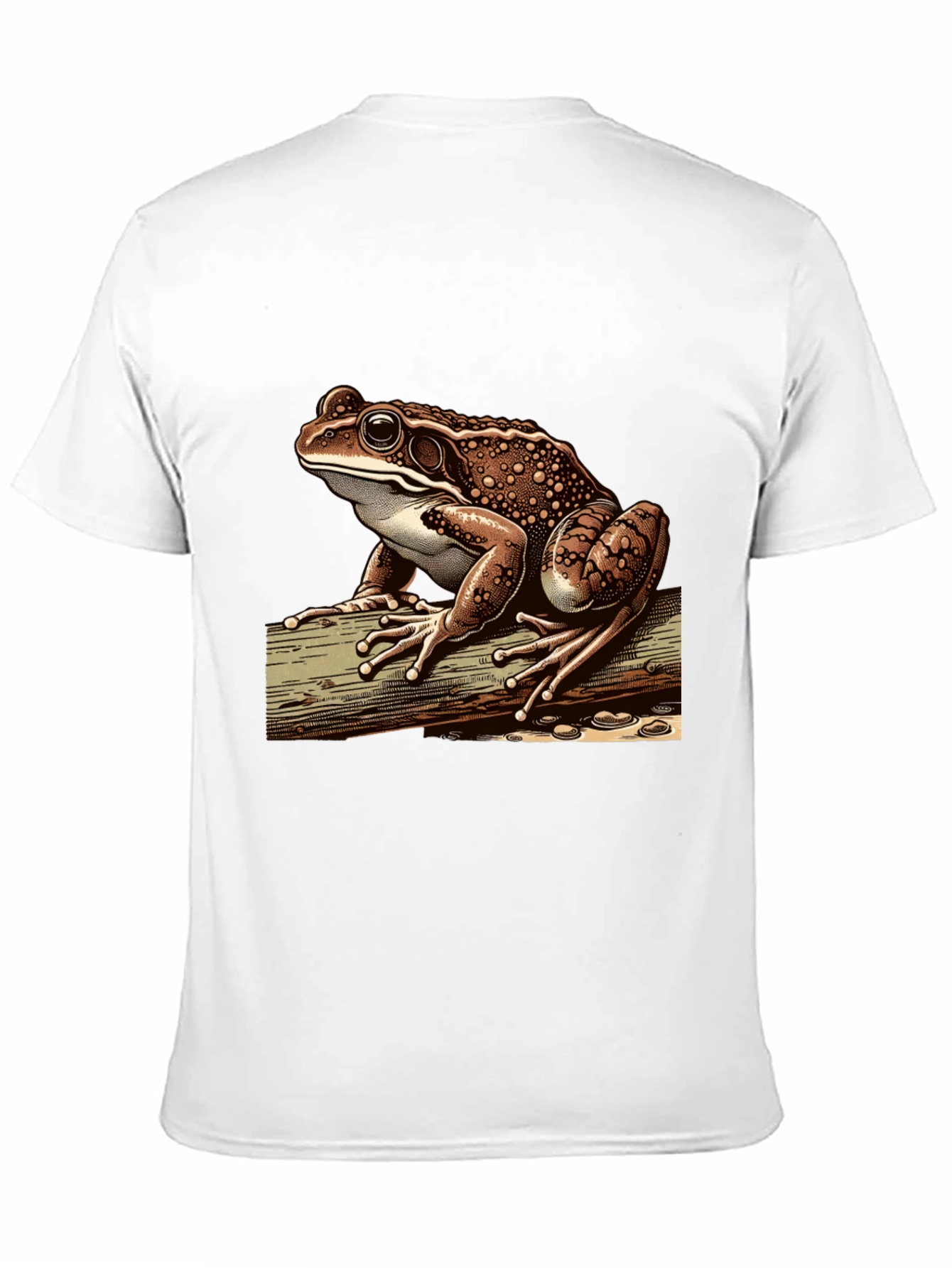 Frog Graphic Print Tee - Cool Nature Lovers Shirt