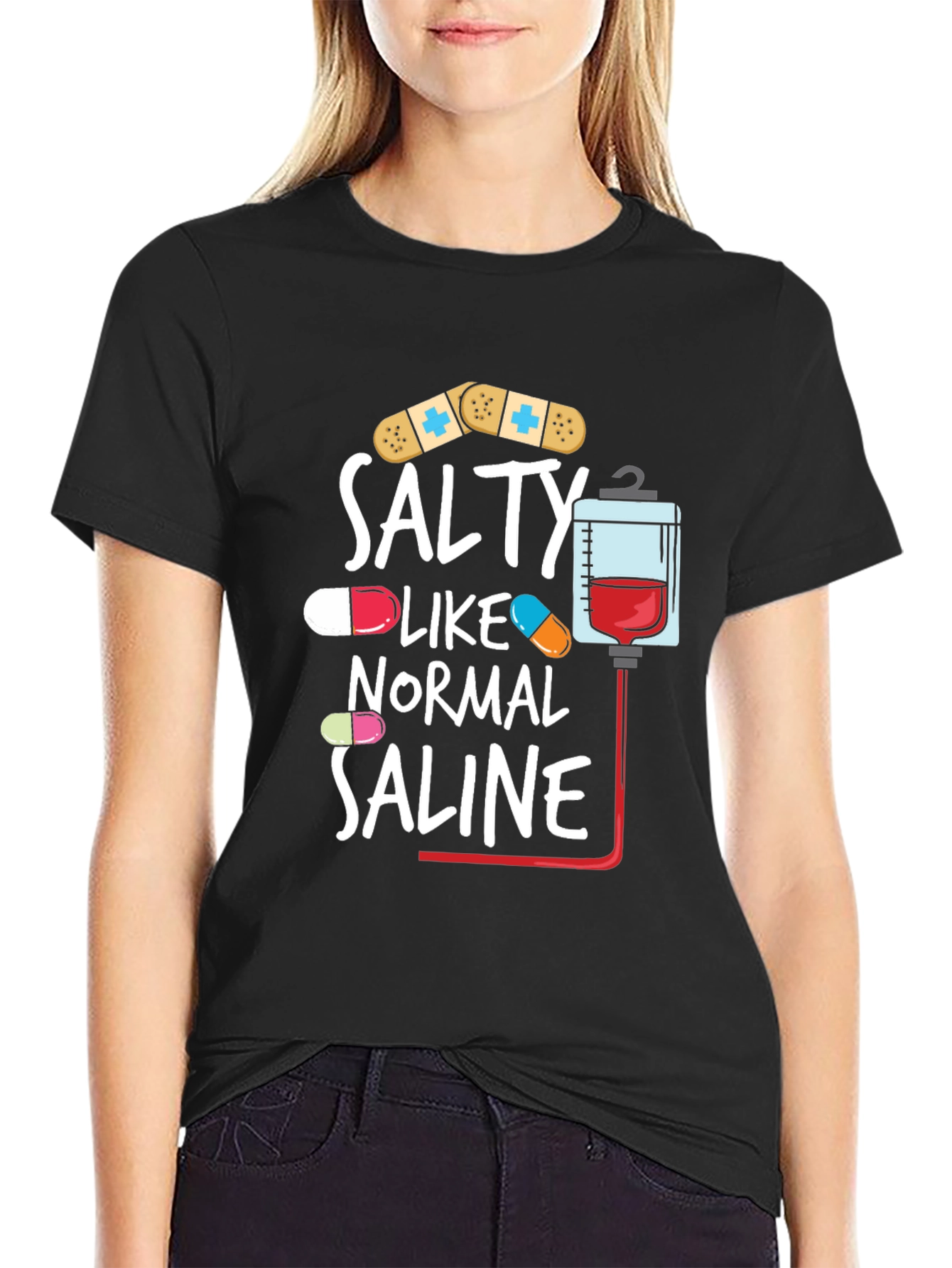 Salty Like Normal Saline Graphic Tee