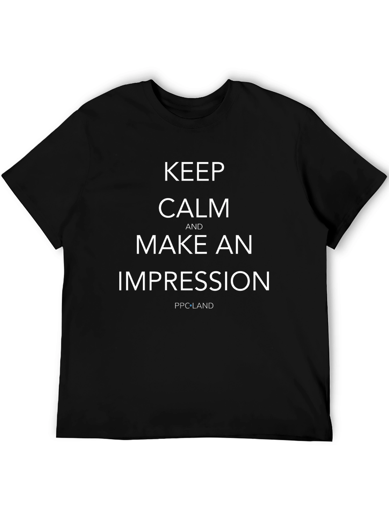 Keep Calm Black Graphic Tee