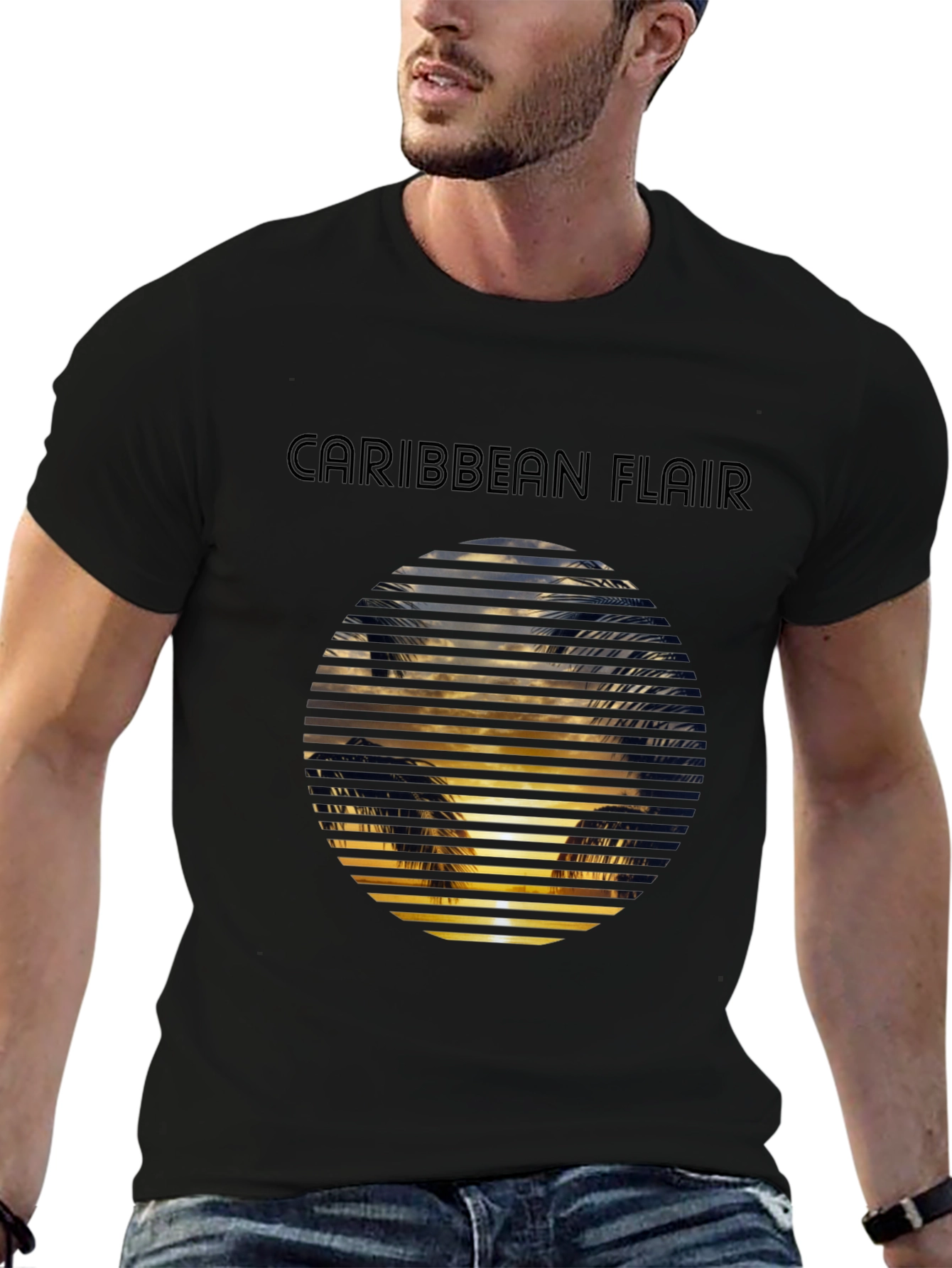 Caribbean Flair Graphic T-Shirt