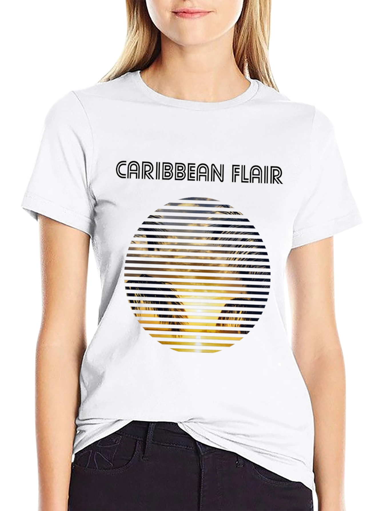 Caribbean Flair Graphic T-Shirt