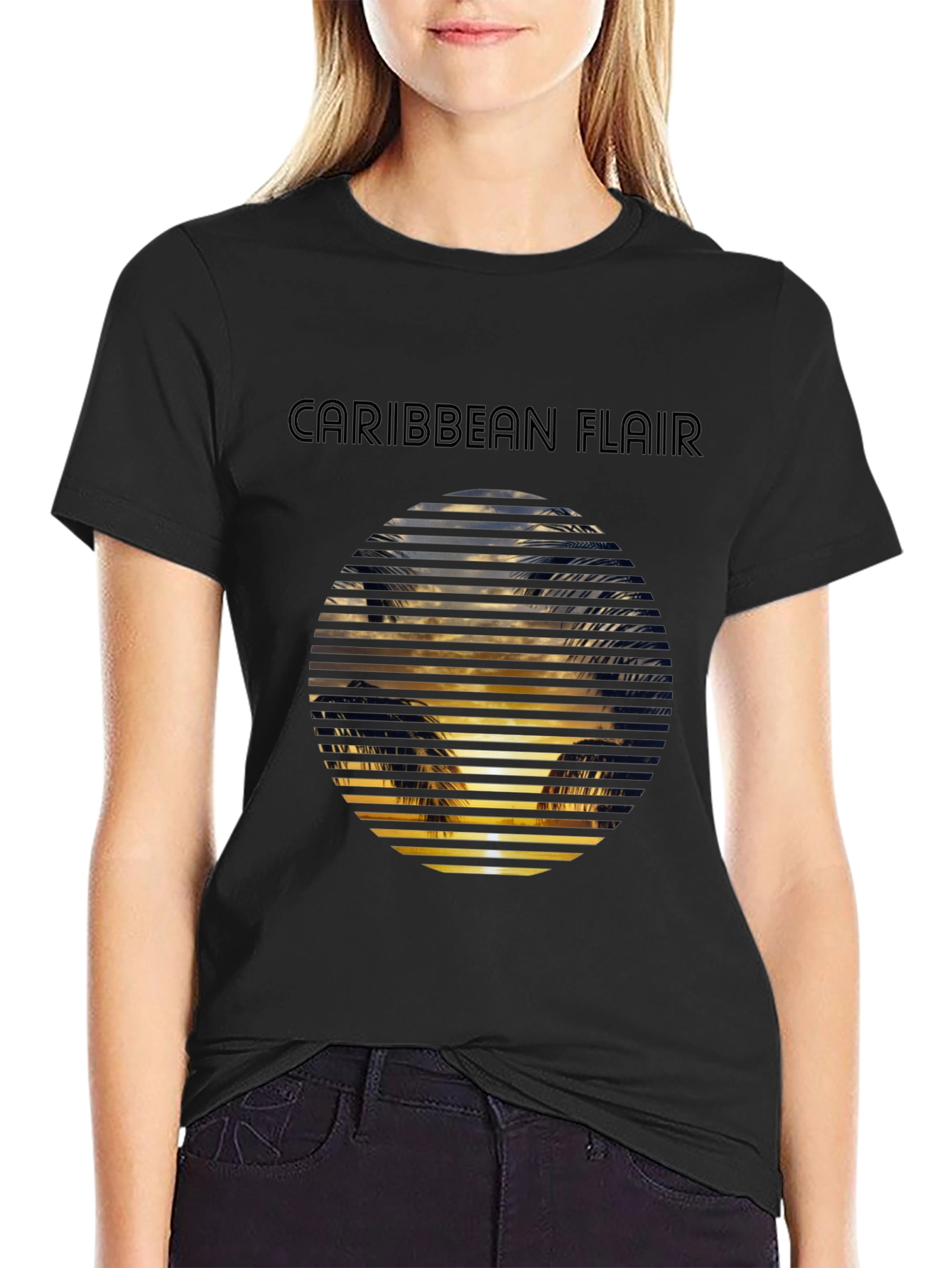 Caribbean Flair Graphic T-Shirt