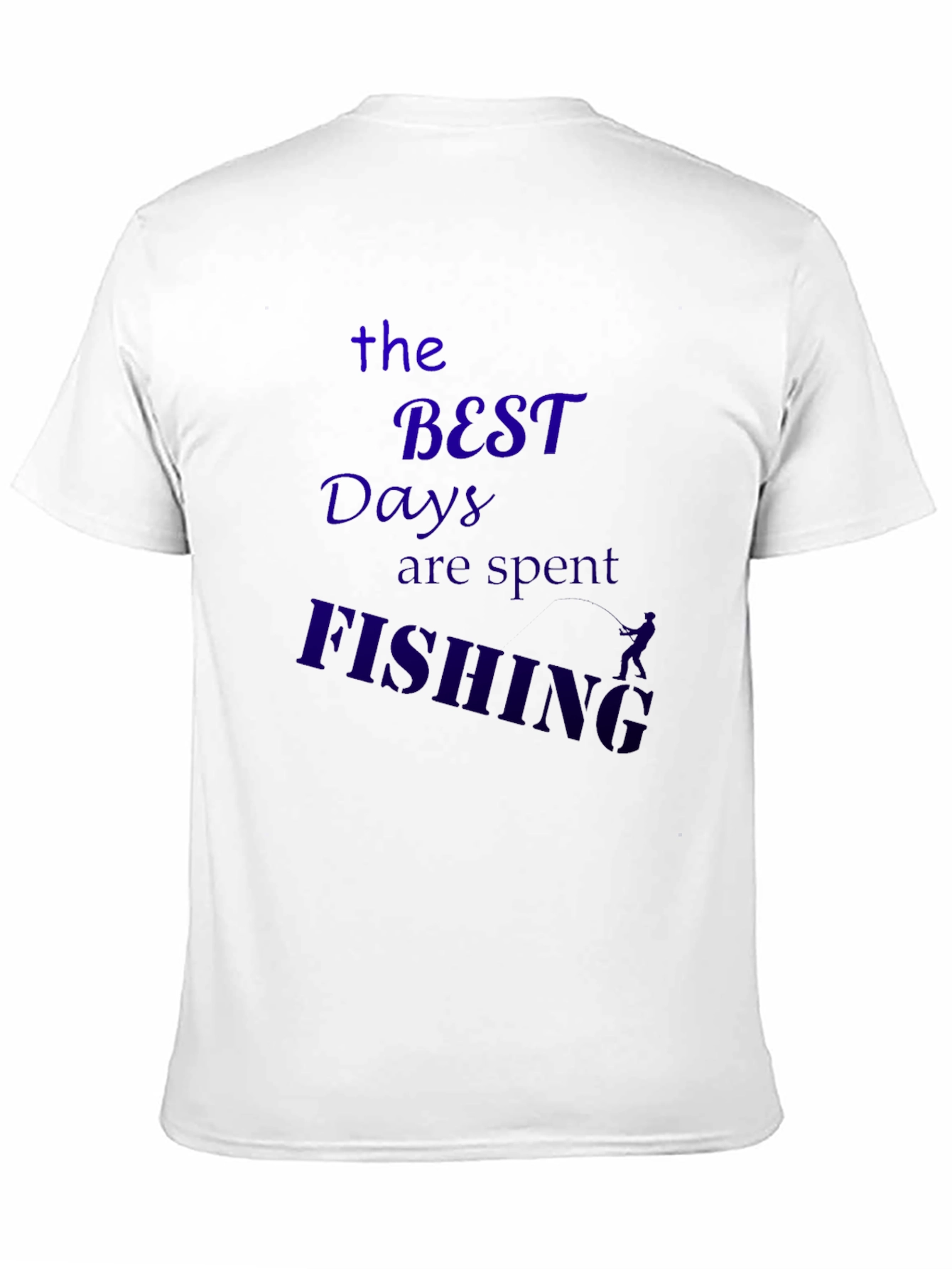 Fishing Days Black T-Shirt