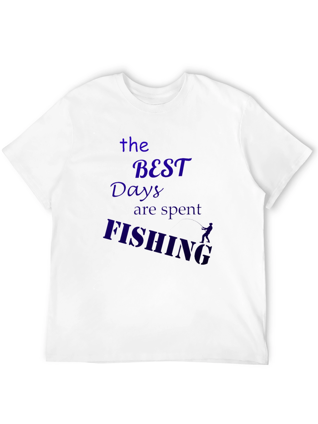 Fishing Days Black T-Shirt