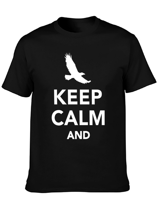 Keep Calm T-Shirt - Eagle Graphic Tee