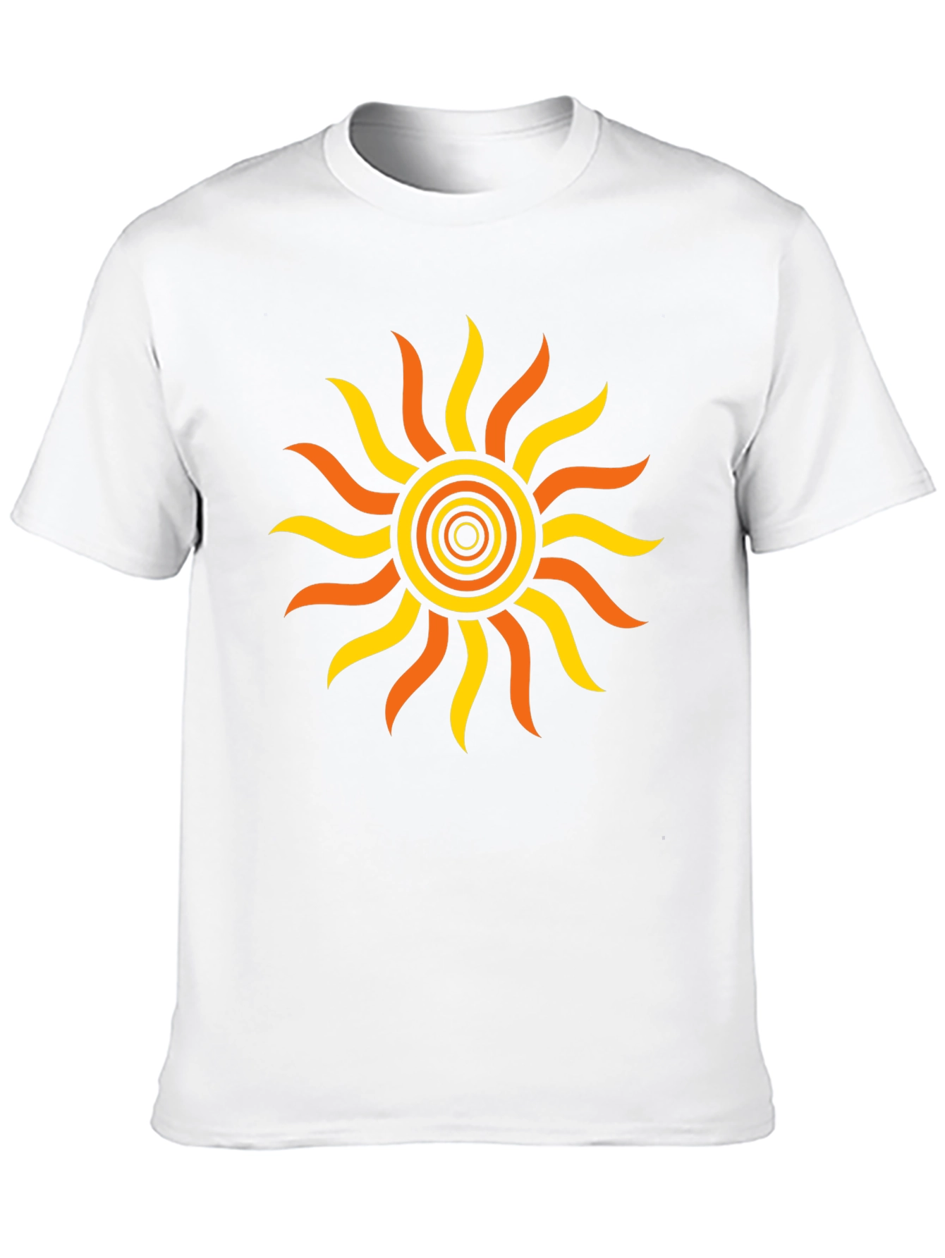 Sunburst Graphic Tee - Mens Black T-Shirt