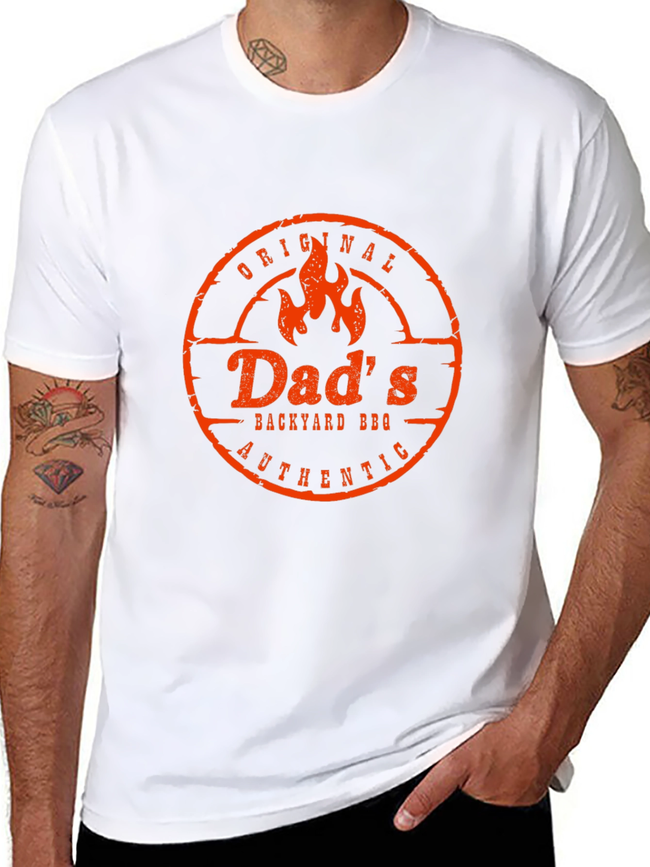 Dads Backyard BBQ T-Shirt - Original Authentic