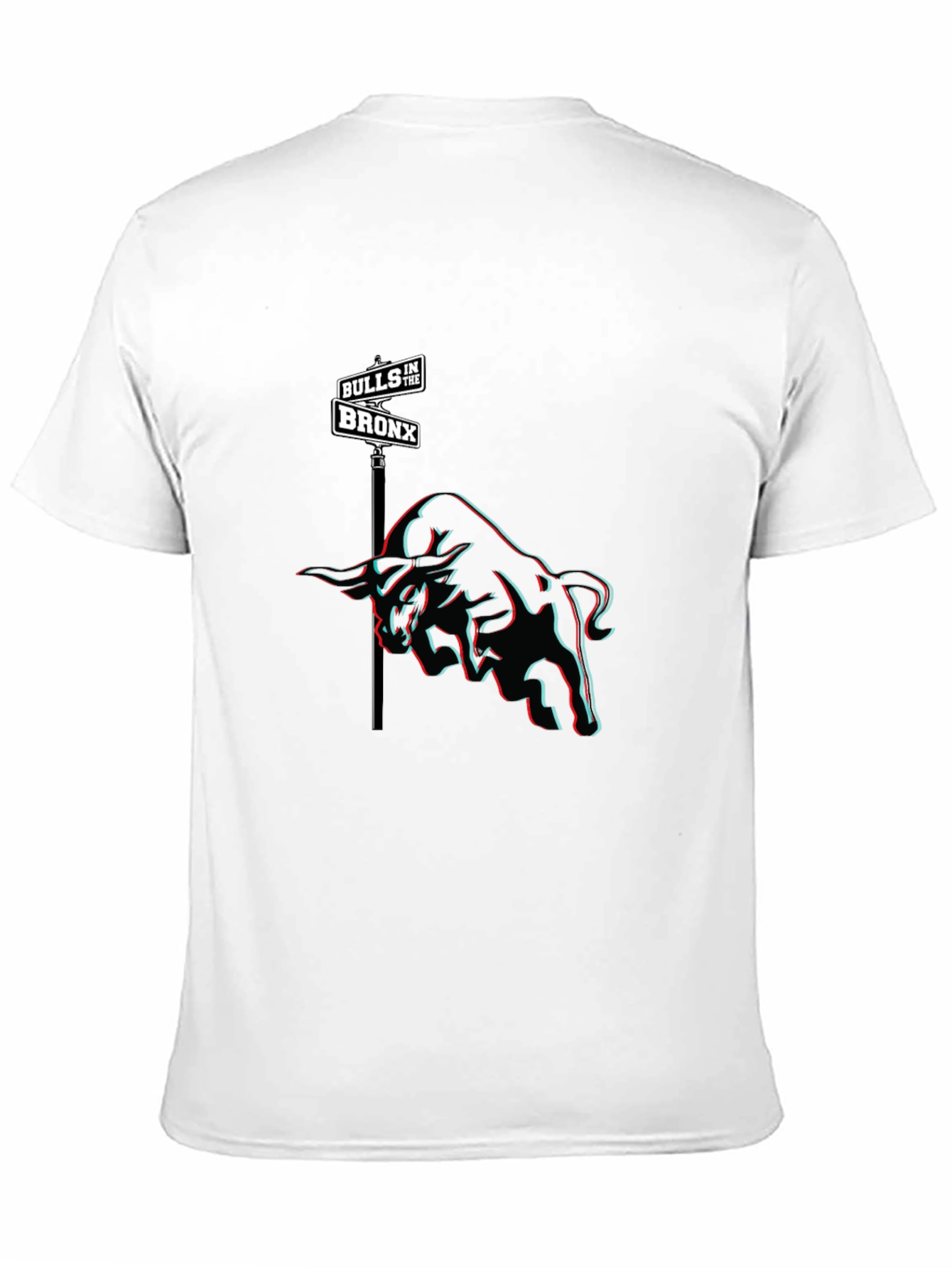 Bulls in the Bronx Graphic Print Black T-Shirt