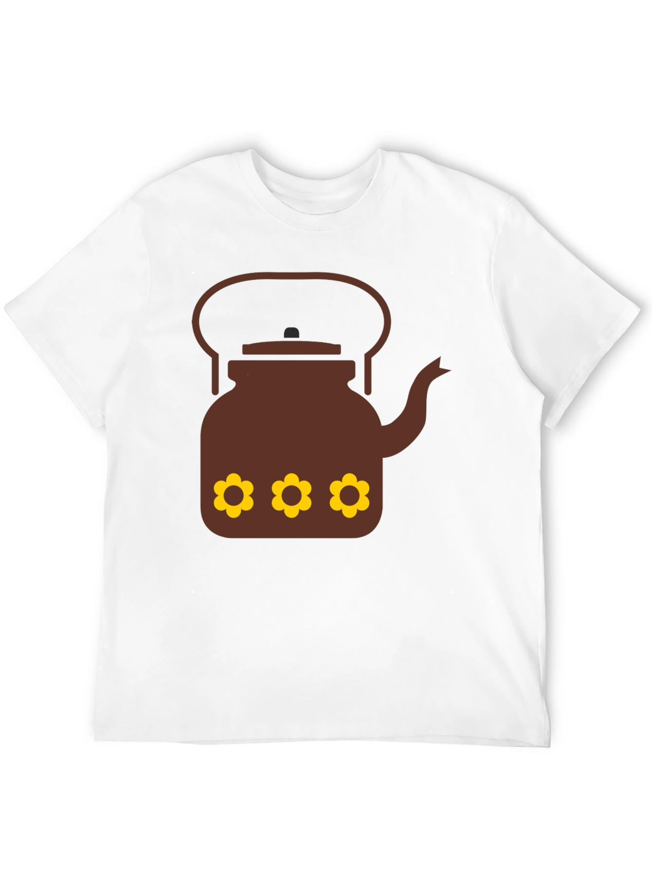 Retro Teapot Graphic T-Shirt - Funky Casual Tee