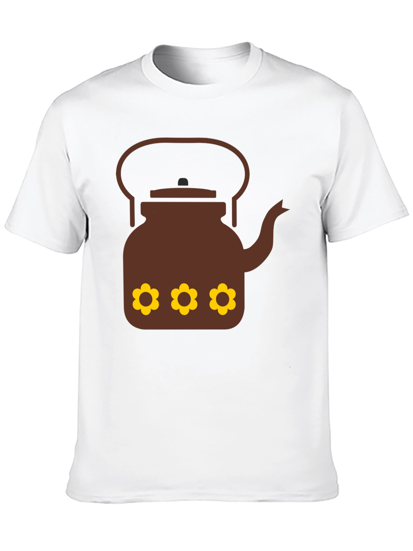 Retro Teapot Graphic T-Shirt - Funky Casual Tee