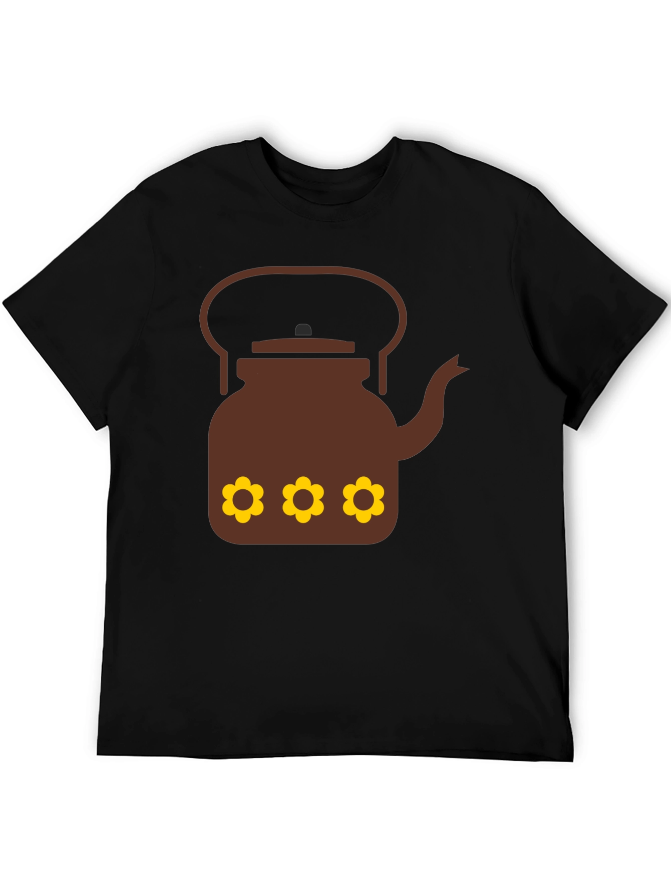 Retro Teapot Graphic T-Shirt - Funky Casual Tee