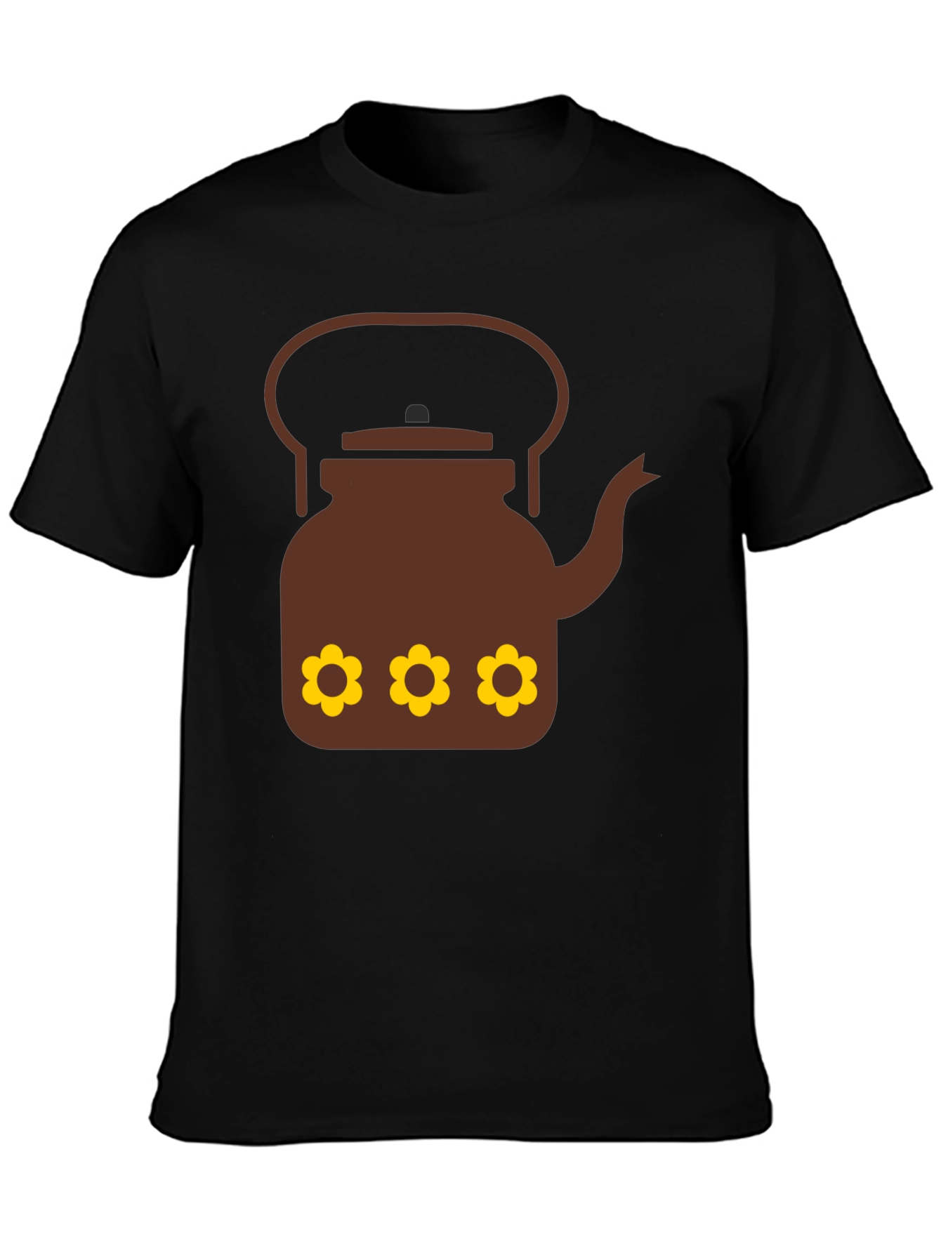 Retro Teapot Graphic T-Shirt - Funky Casual Tee