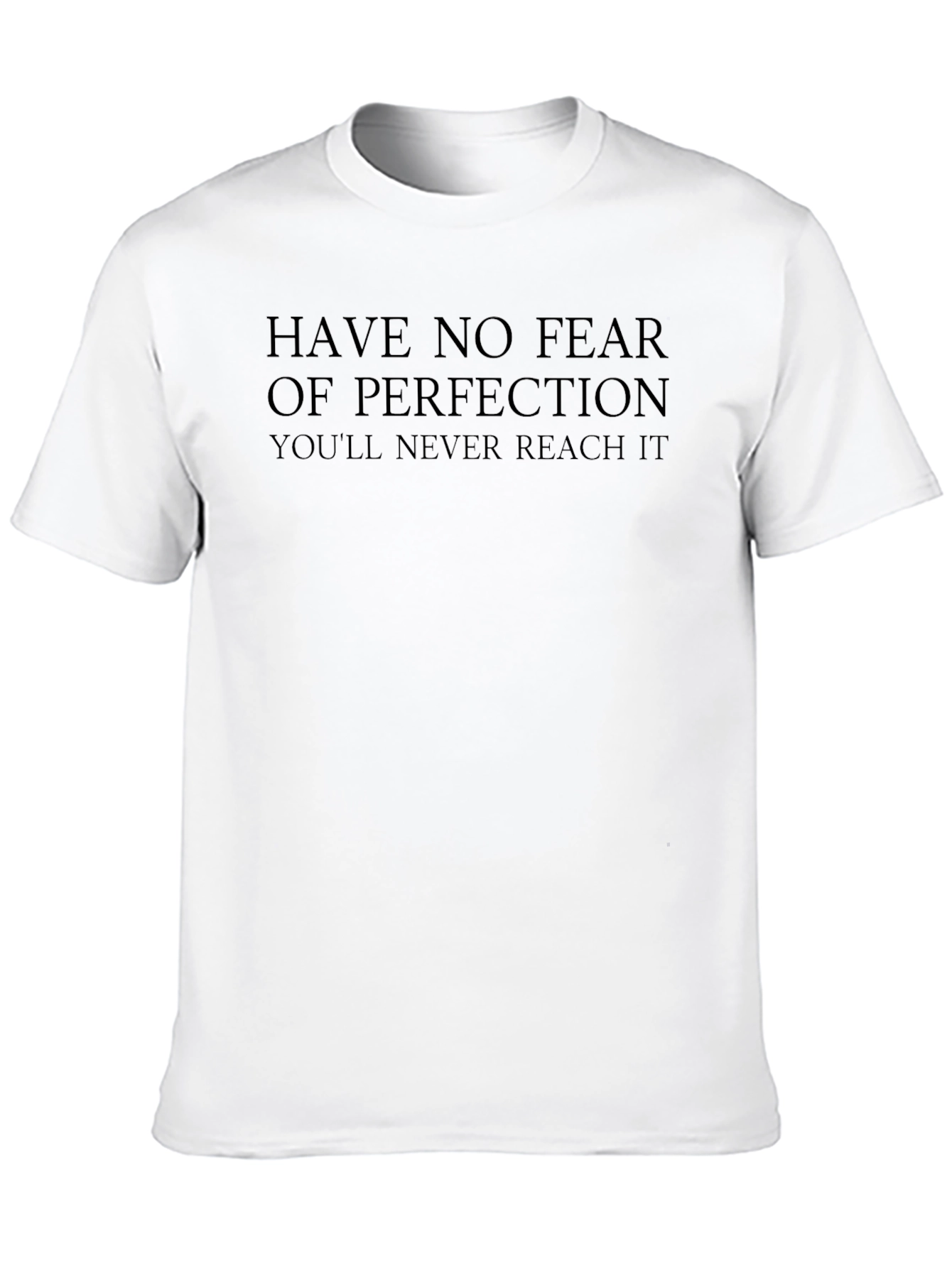 Have No Fear Graphic Tee - Black Cotton T-Shirt