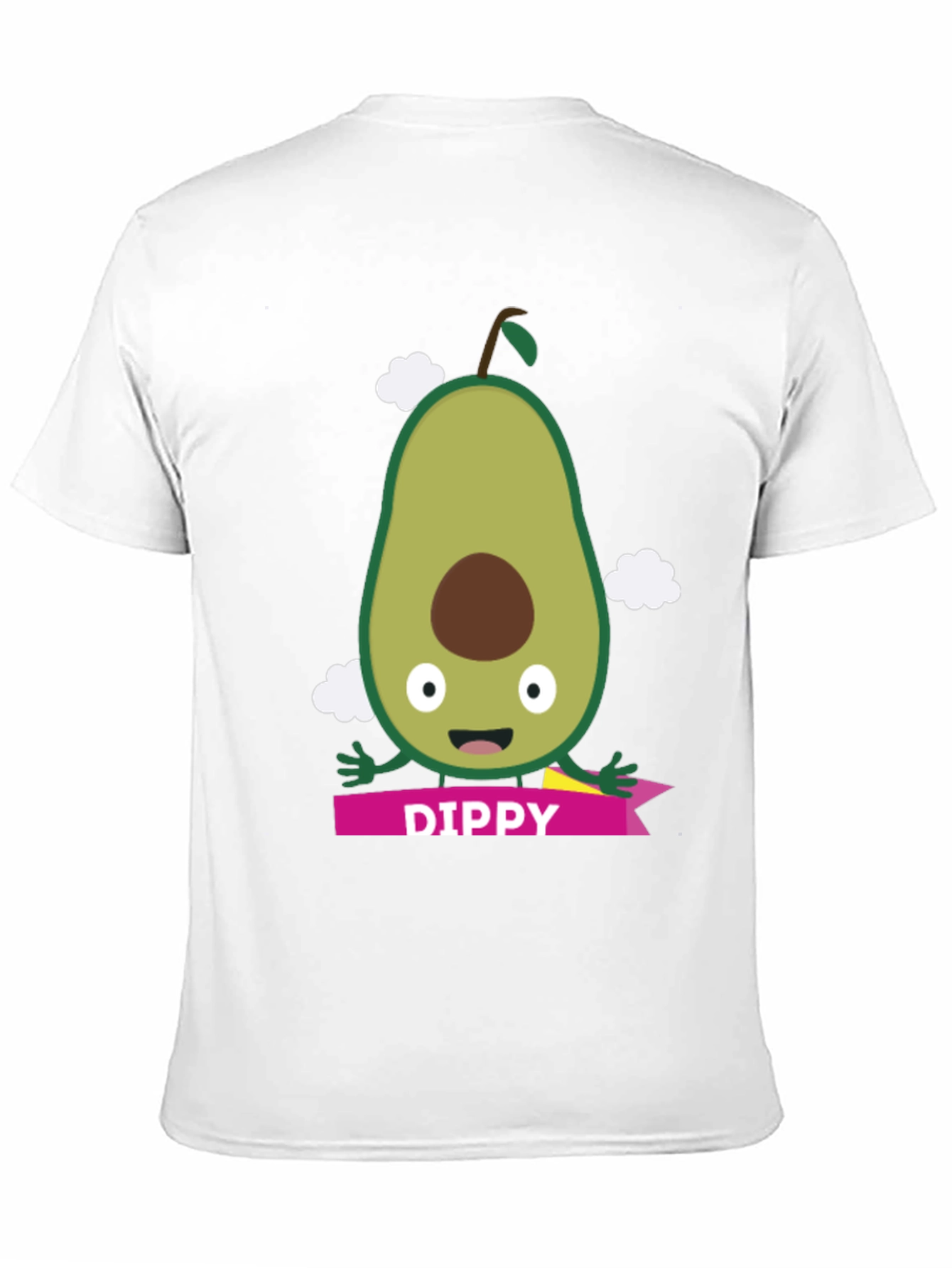 Dippy Avocado Graphic Tee - Unisex Black T-Shirt