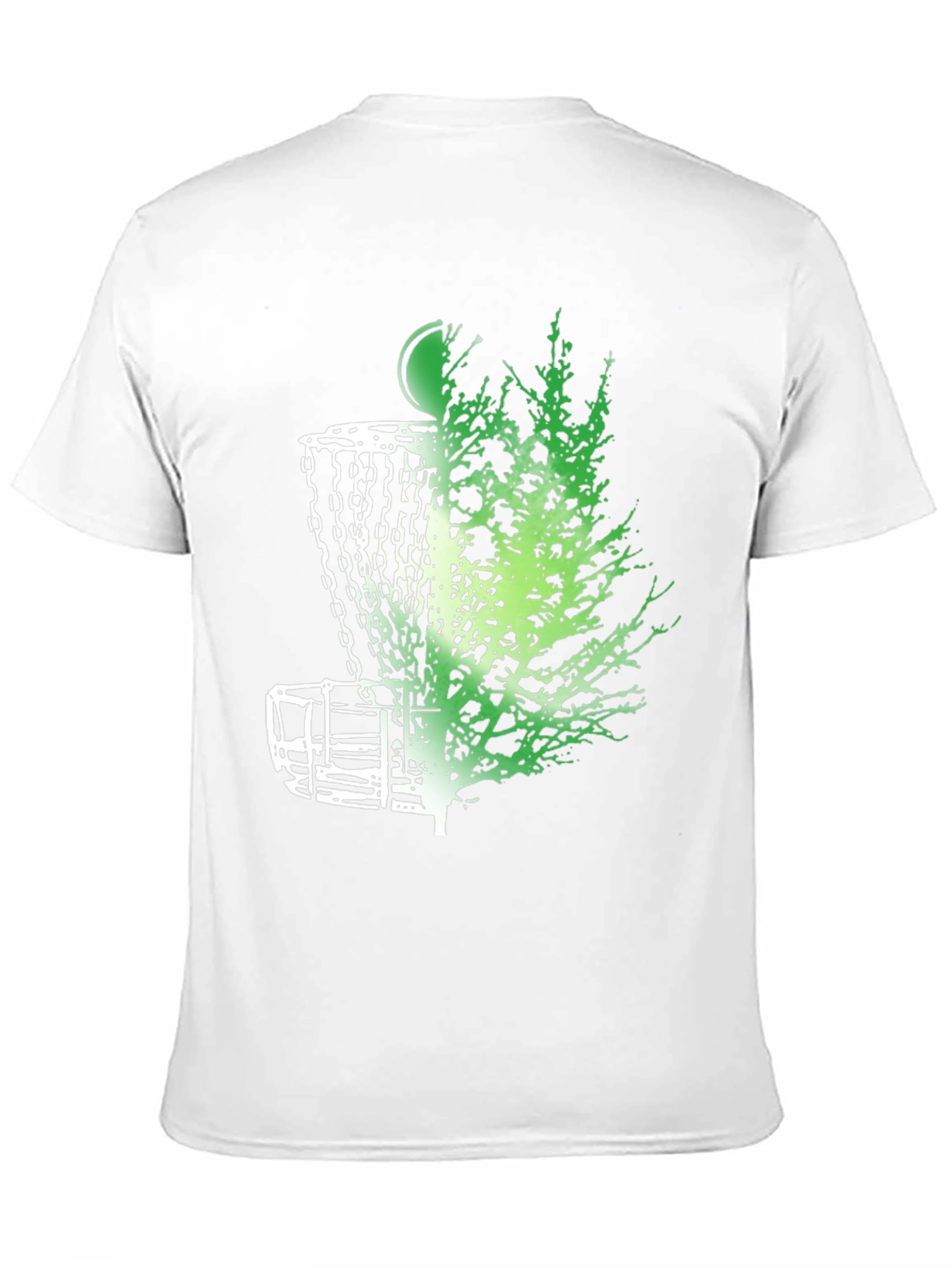 Disc Golf Basket & Tree Graphic Tee