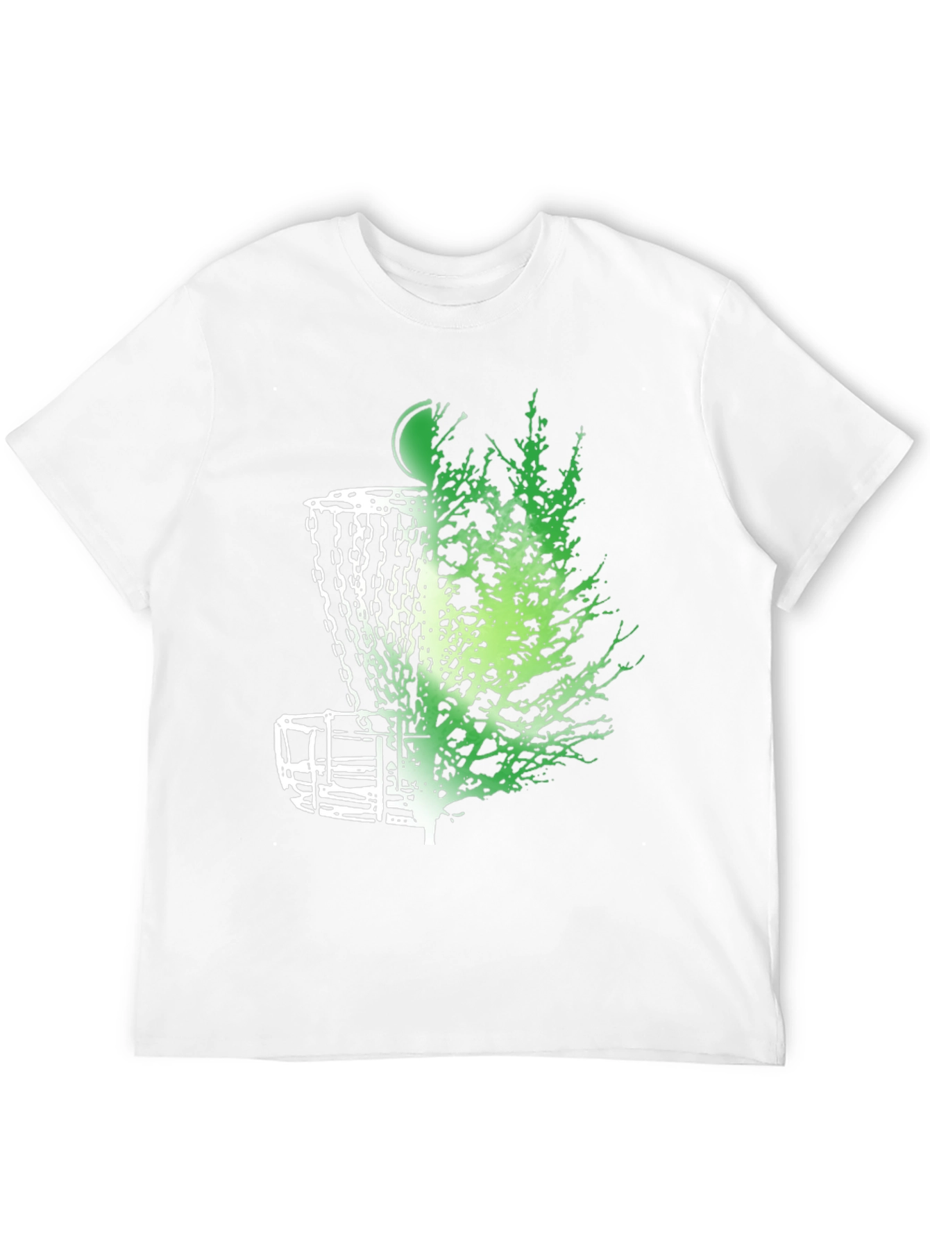 Disc Golf Basket & Tree Graphic Tee
