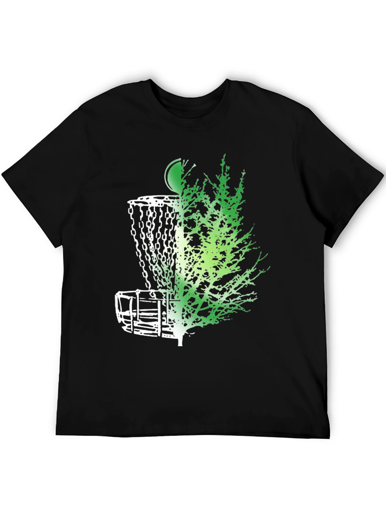 Disc Golf Basket & Tree Graphic Tee
