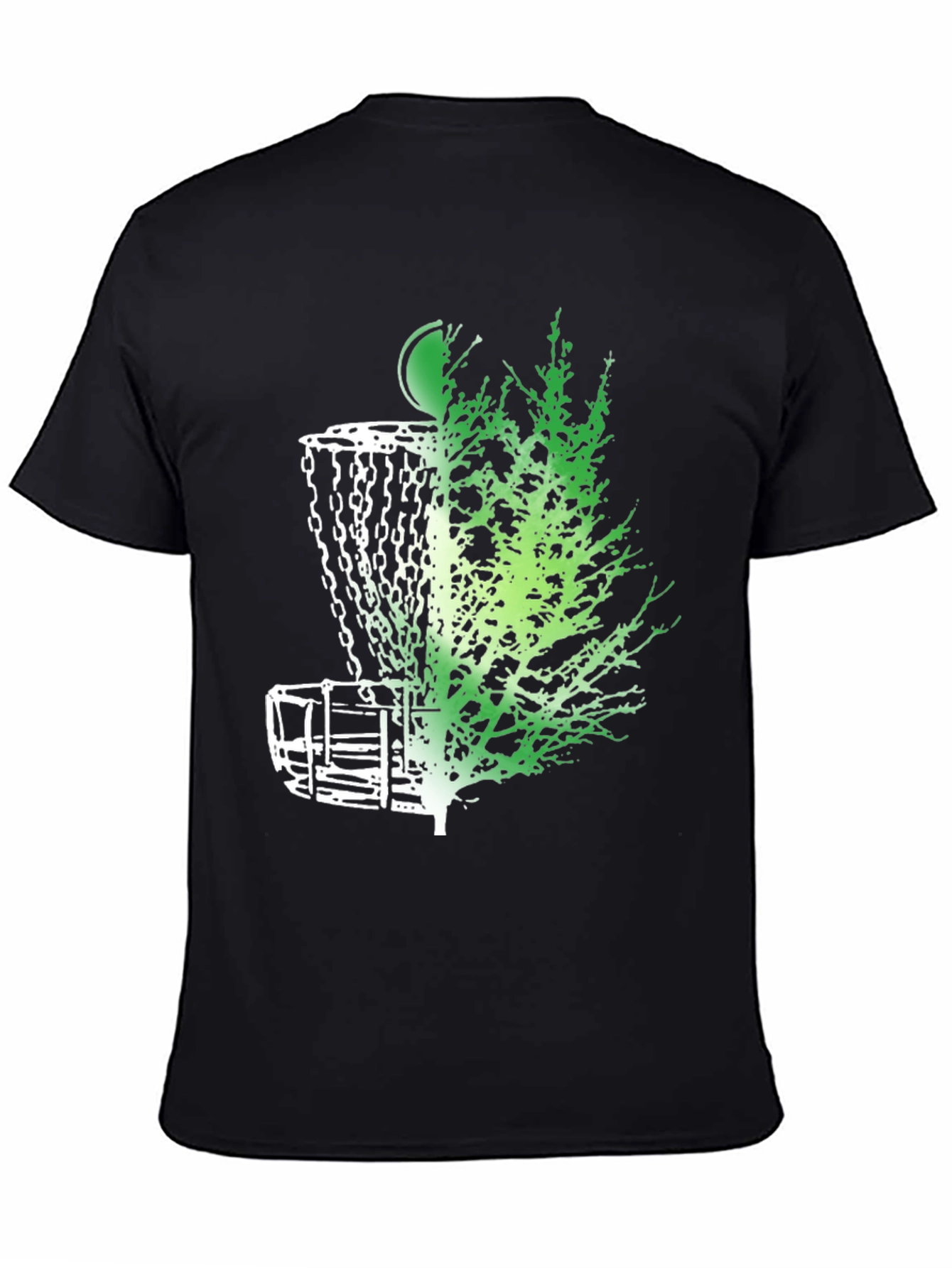Disc Golf Basket & Tree Graphic Tee