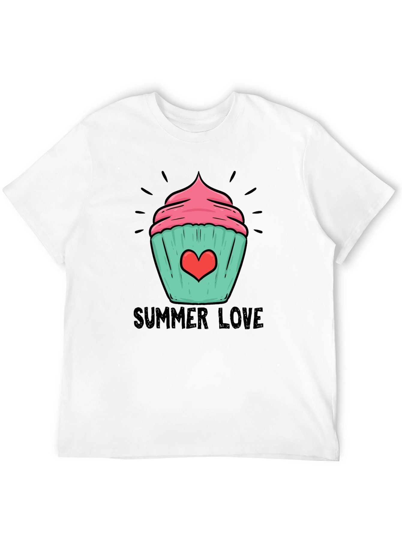 Summer Love Cupcake Graphic Tee