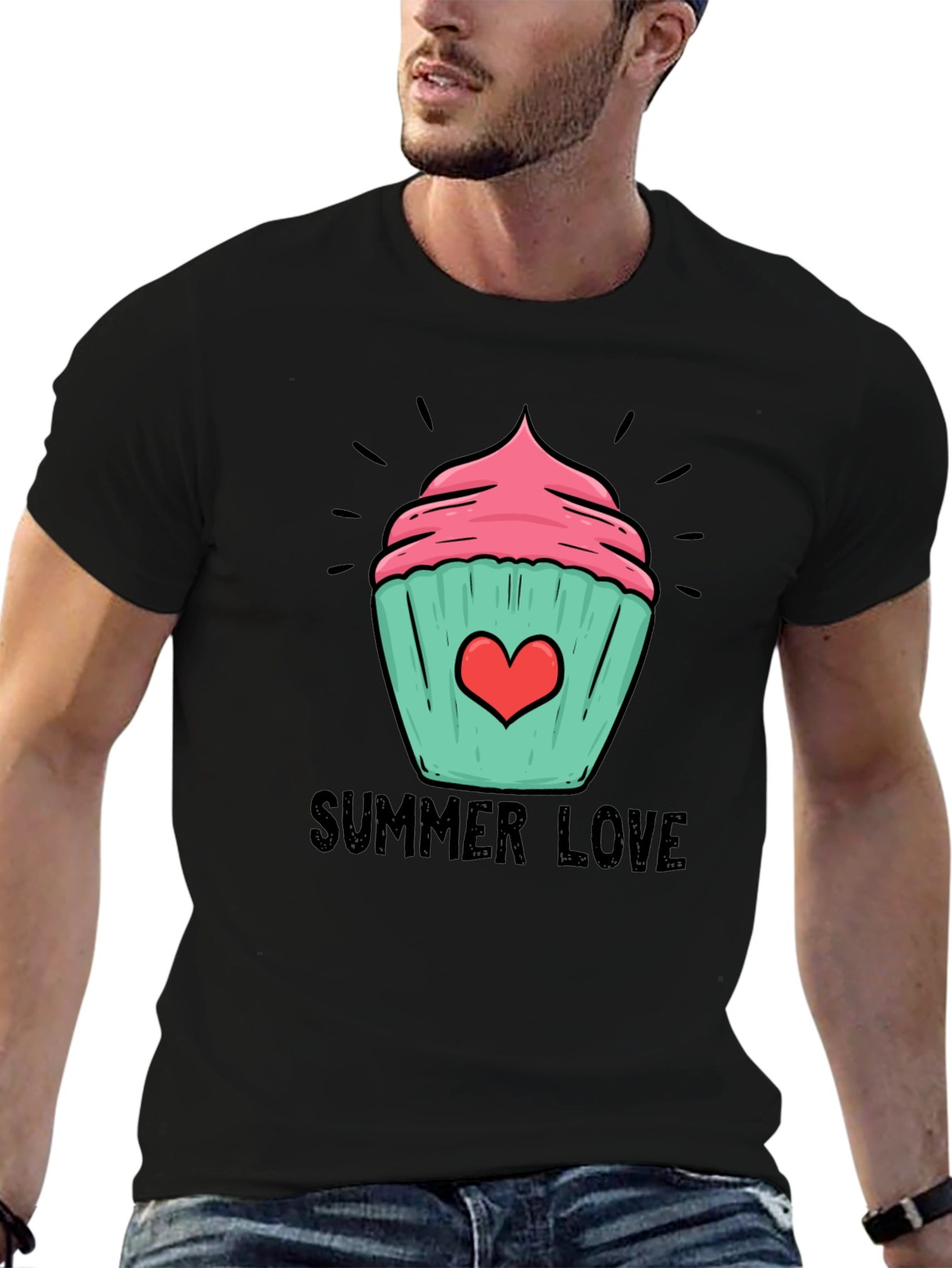 Summer Love Cupcake Graphic Tee