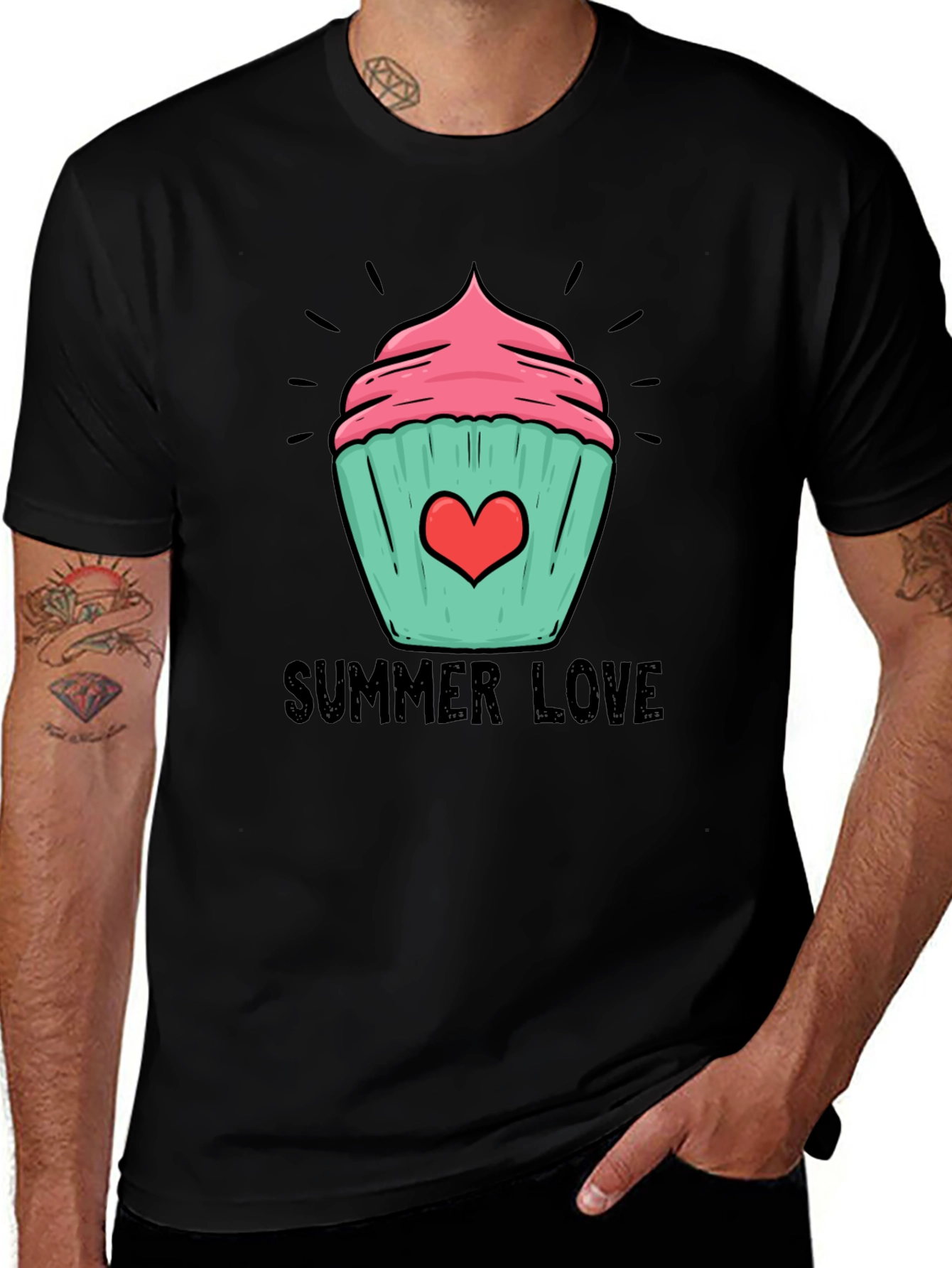 Summer Love Cupcake Graphic Tee