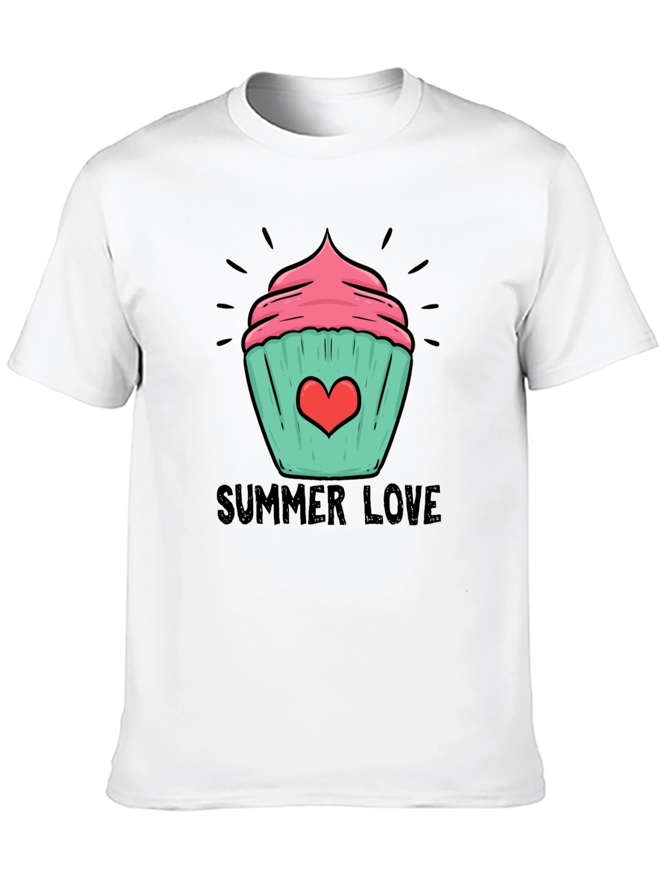 Summer Love Cupcake Graphic Tee