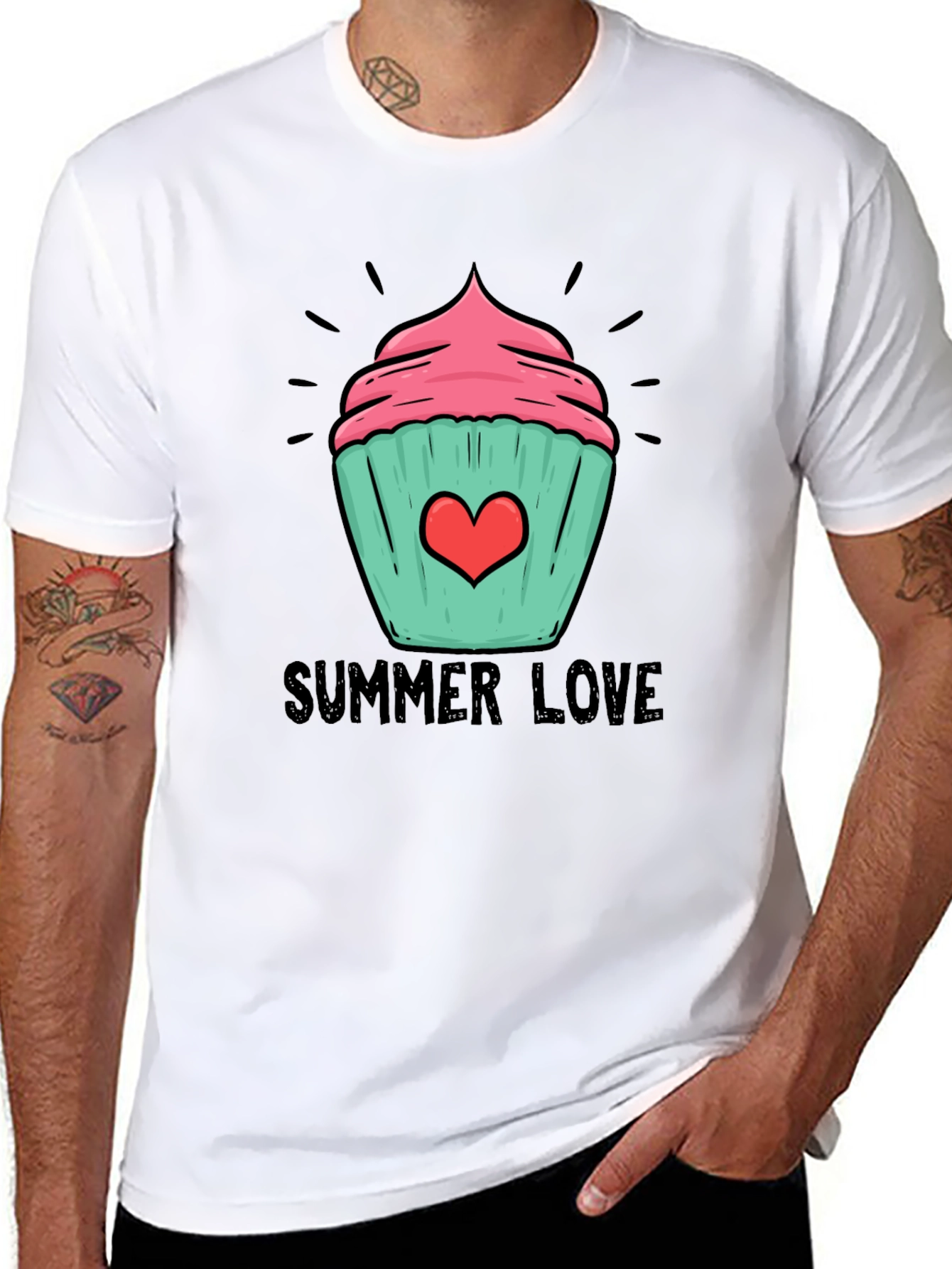 Summer Love Cupcake Graphic Tee