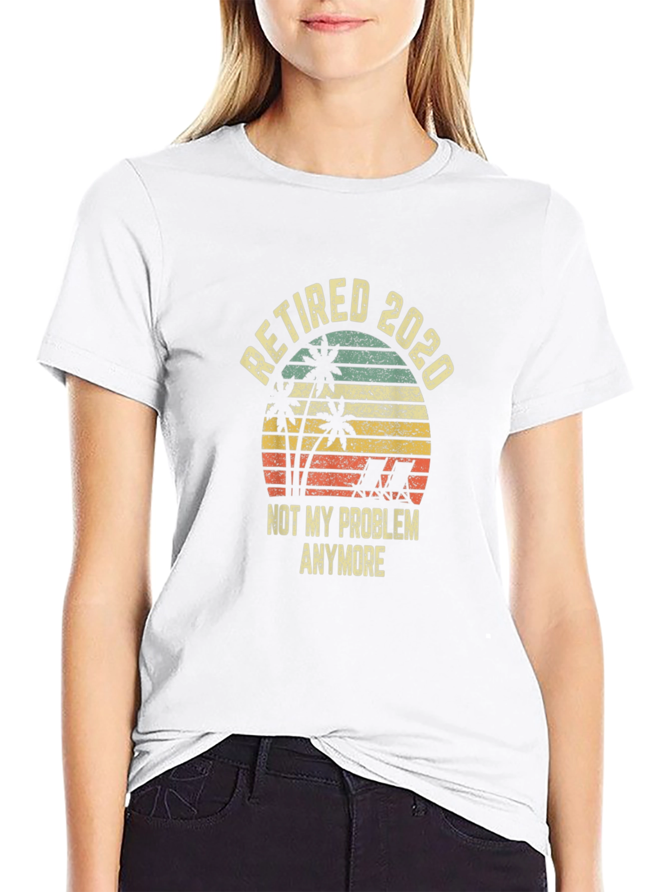 Retired 2020 Graphic T-Shirt - Beach Retirement Tee