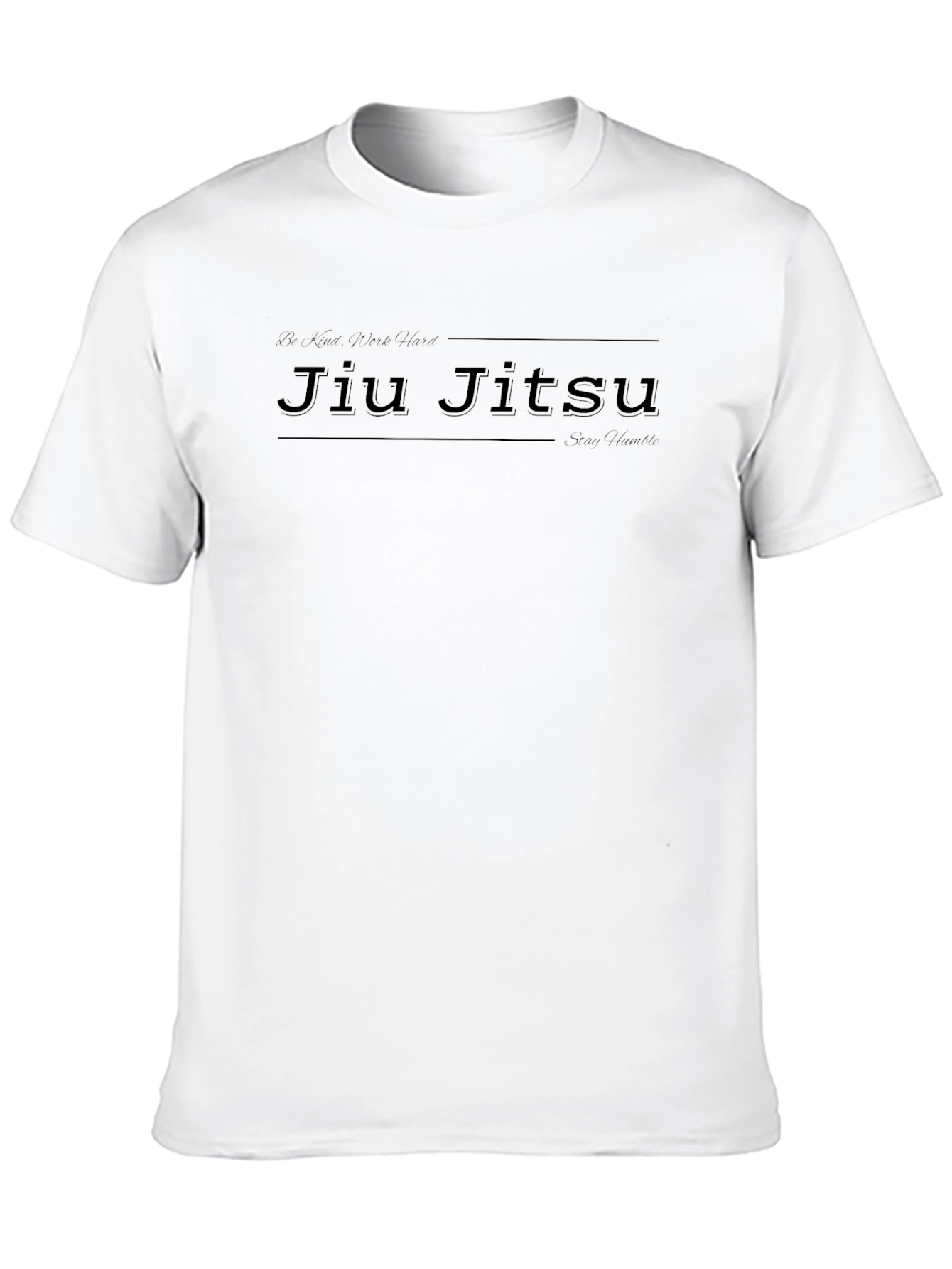 Jiu Jitsu Tee: Be Kind Work Hard