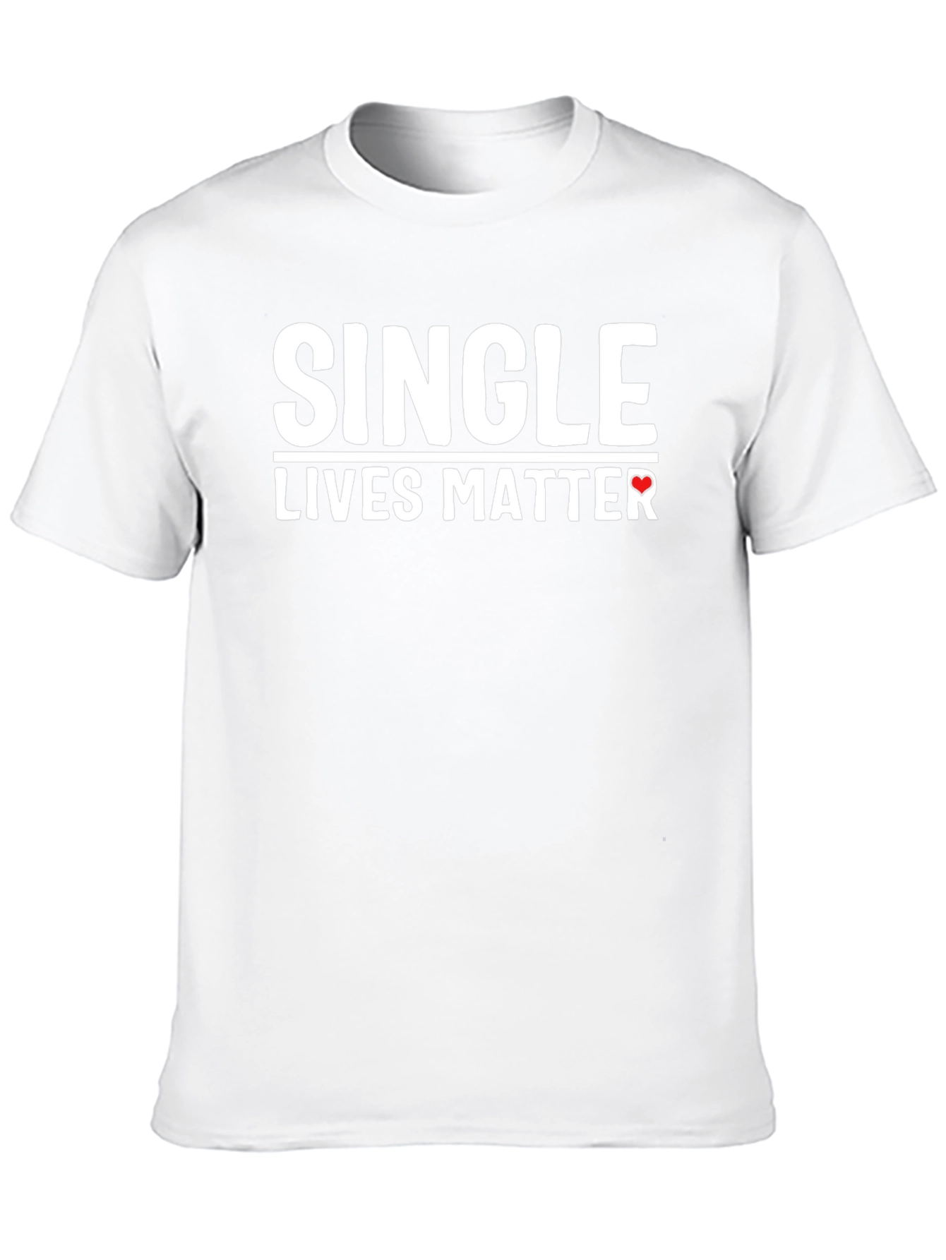 Single Lives Matter Graphic Tee - Black Cotton T-Shirt