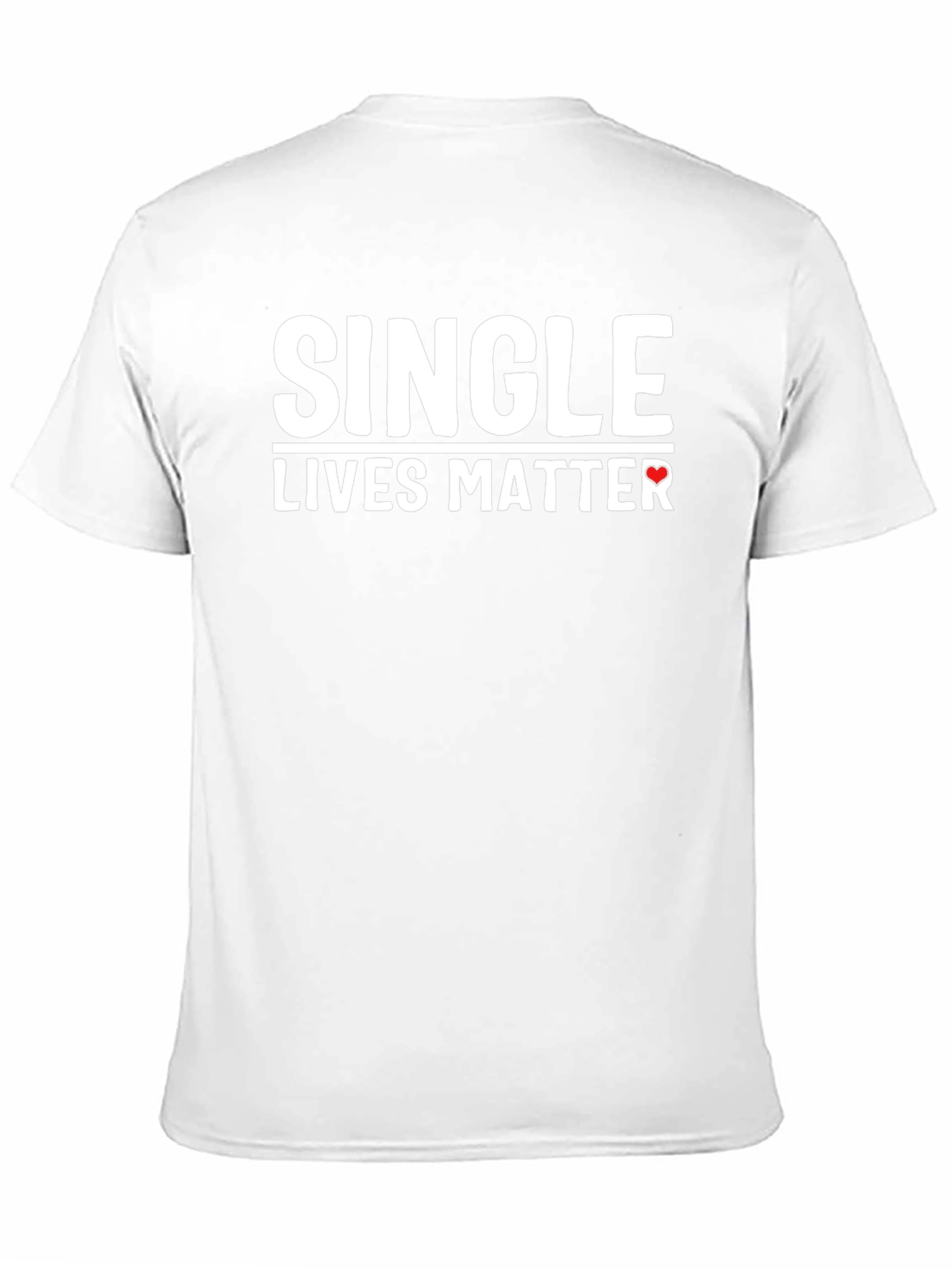 Single Lives Matter Graphic Tee - Black Cotton T-Shirt