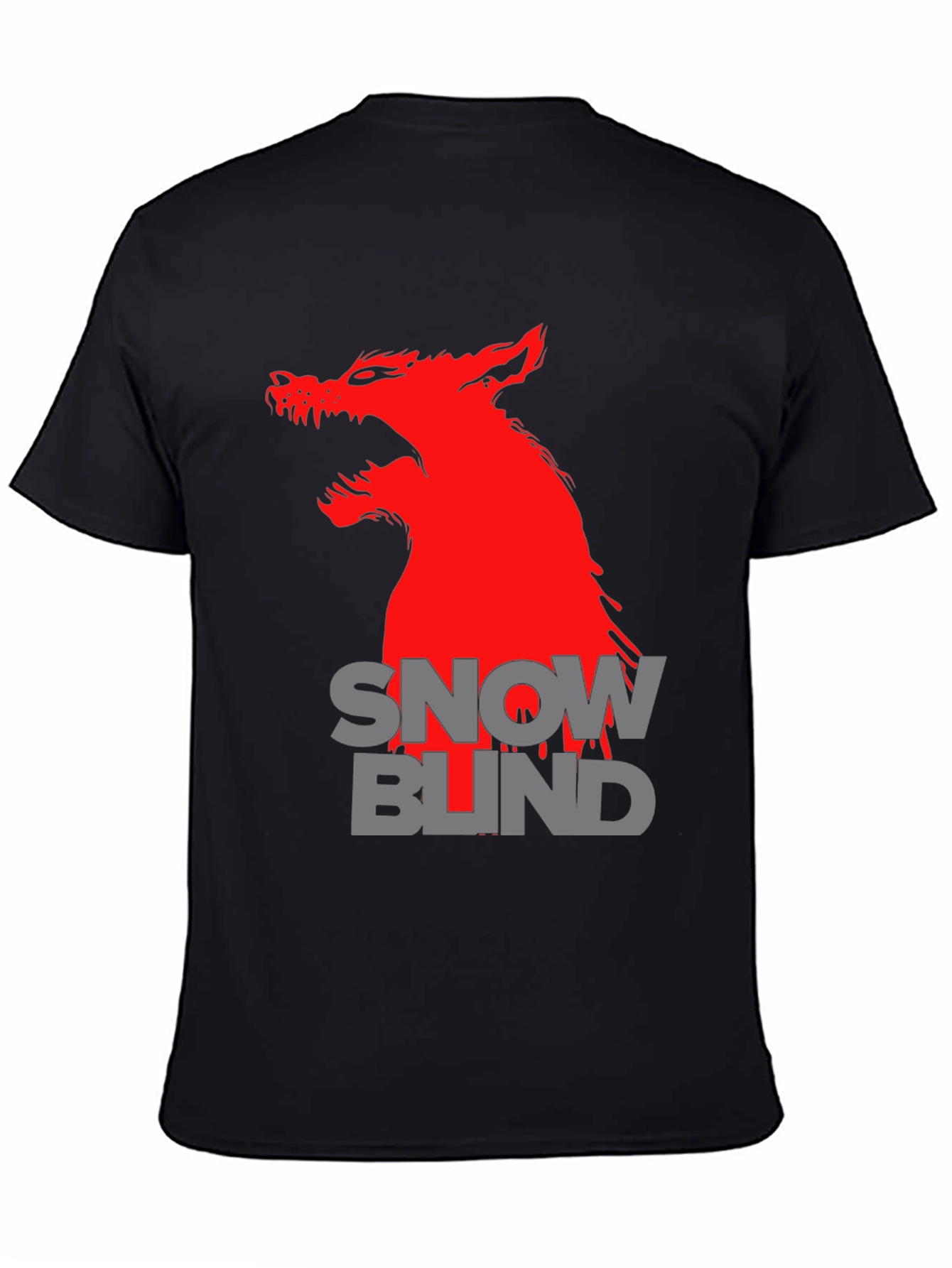 Snow Blind Wolf Graphic T-Shirt