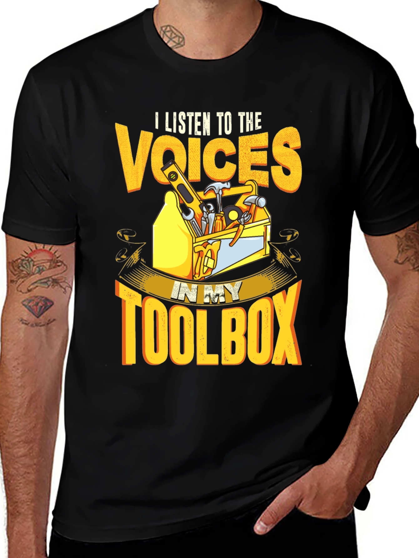 Voices in My Toolbox Graphic T-Shirt