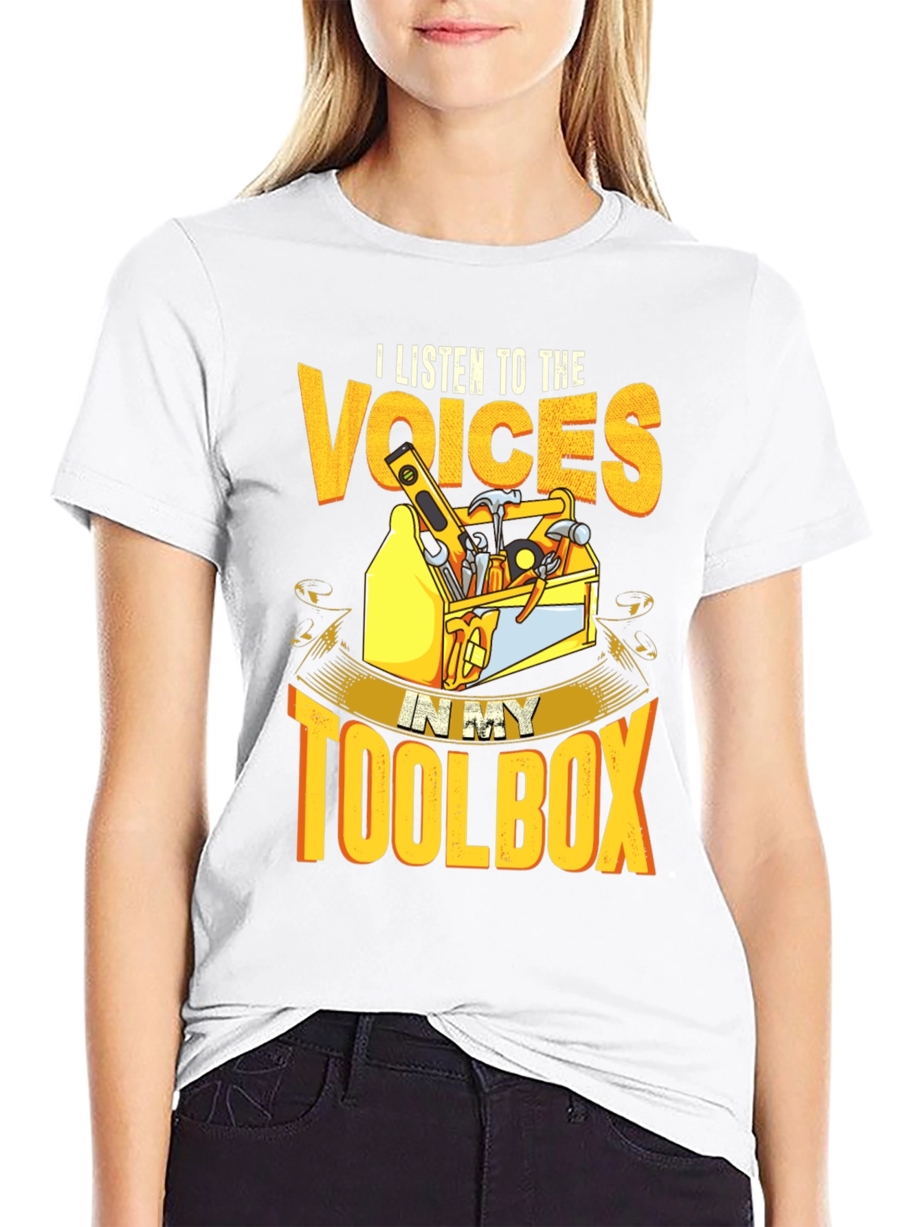 Voices in My Toolbox Graphic T-Shirt