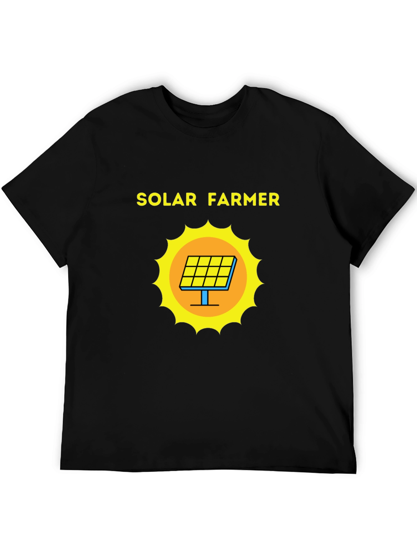 Solar Farmer Graphic Tee - Eco-Friendly Style