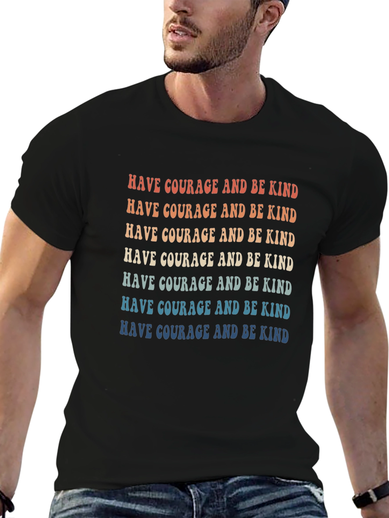 Courage and Kindness T-Shirt - Inspiring Comfort