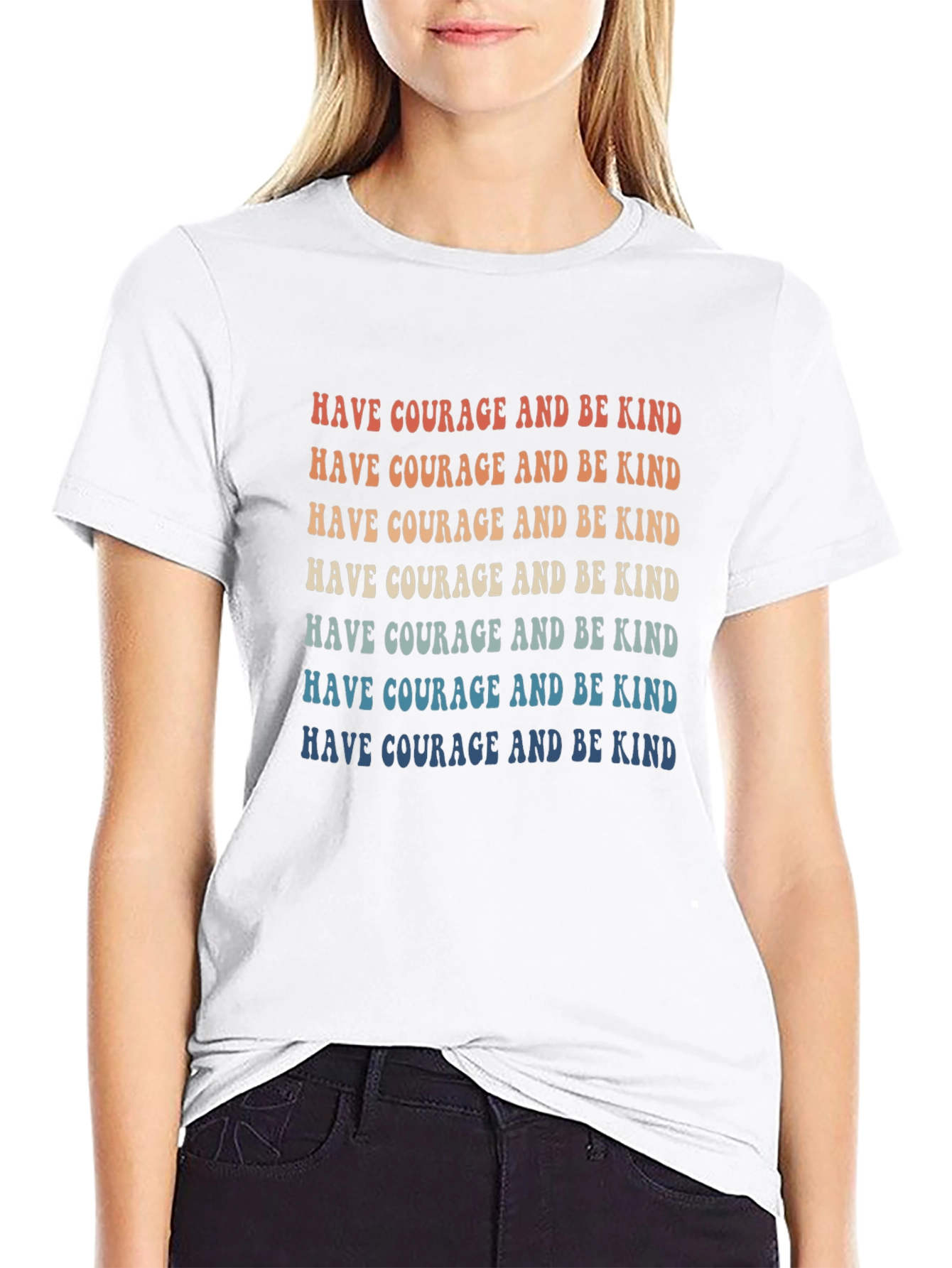 Courage and Kindness T-Shirt - Inspiring Comfort