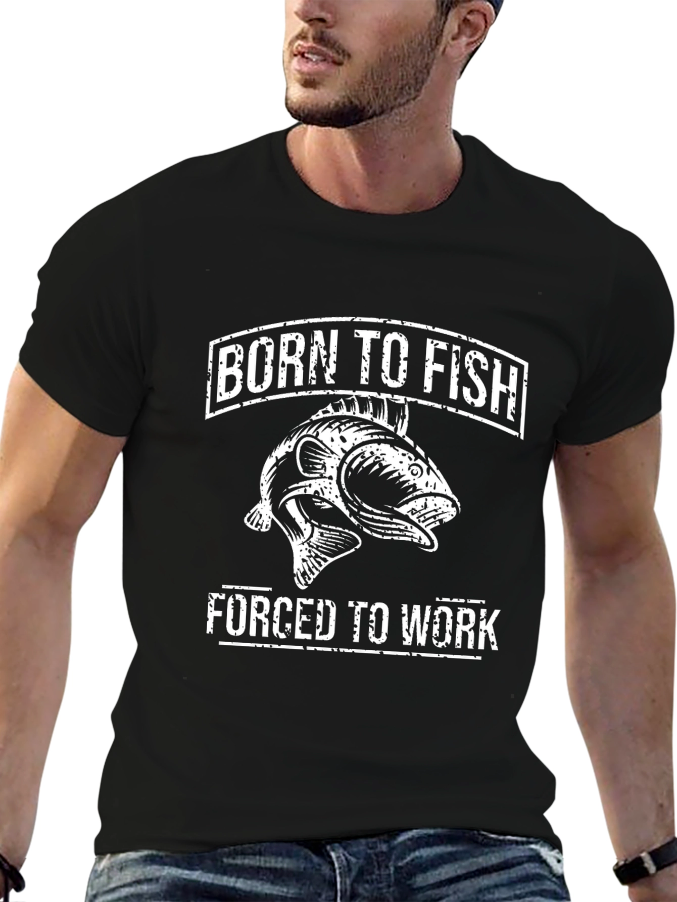 Born to Fish Mens Graphic Tee