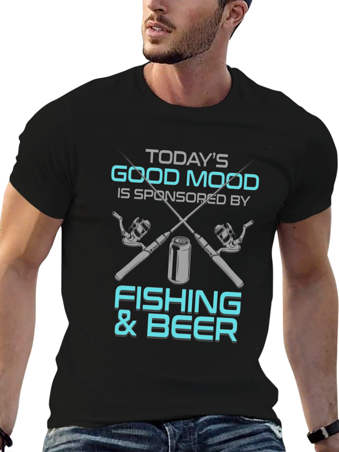 Fishing & Beer T-Shirt - Good Mood Tee
