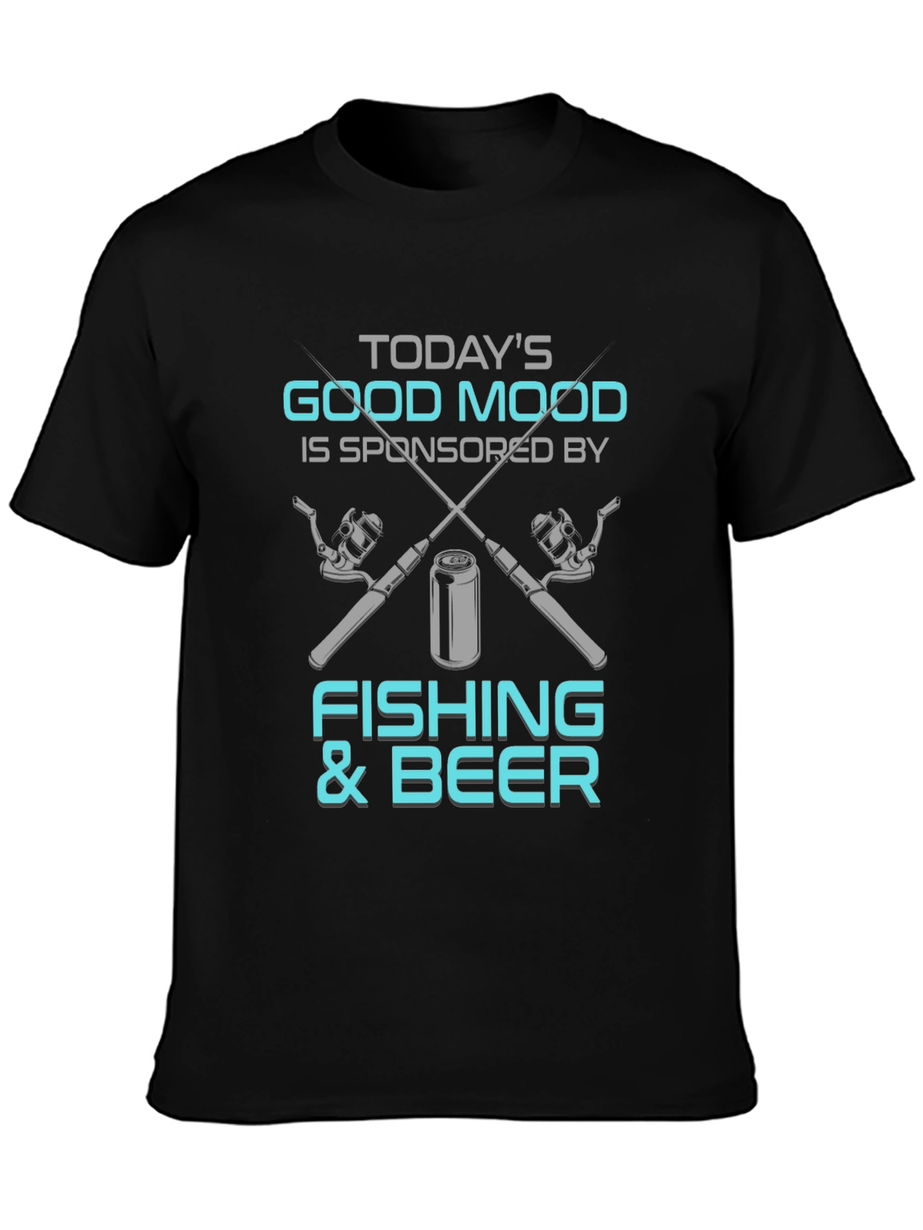 Fishing & Beer T-Shirt - Good Mood Tee