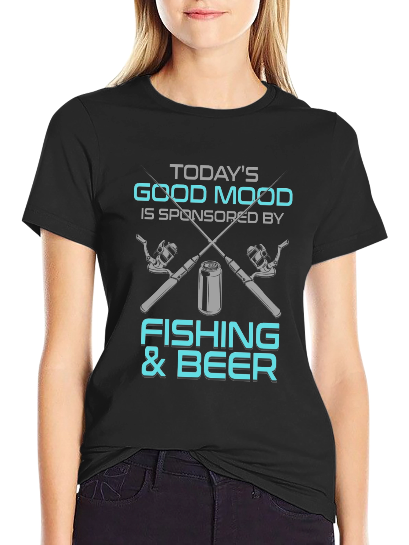 Fishing & Beer T-Shirt - Good Mood Tee