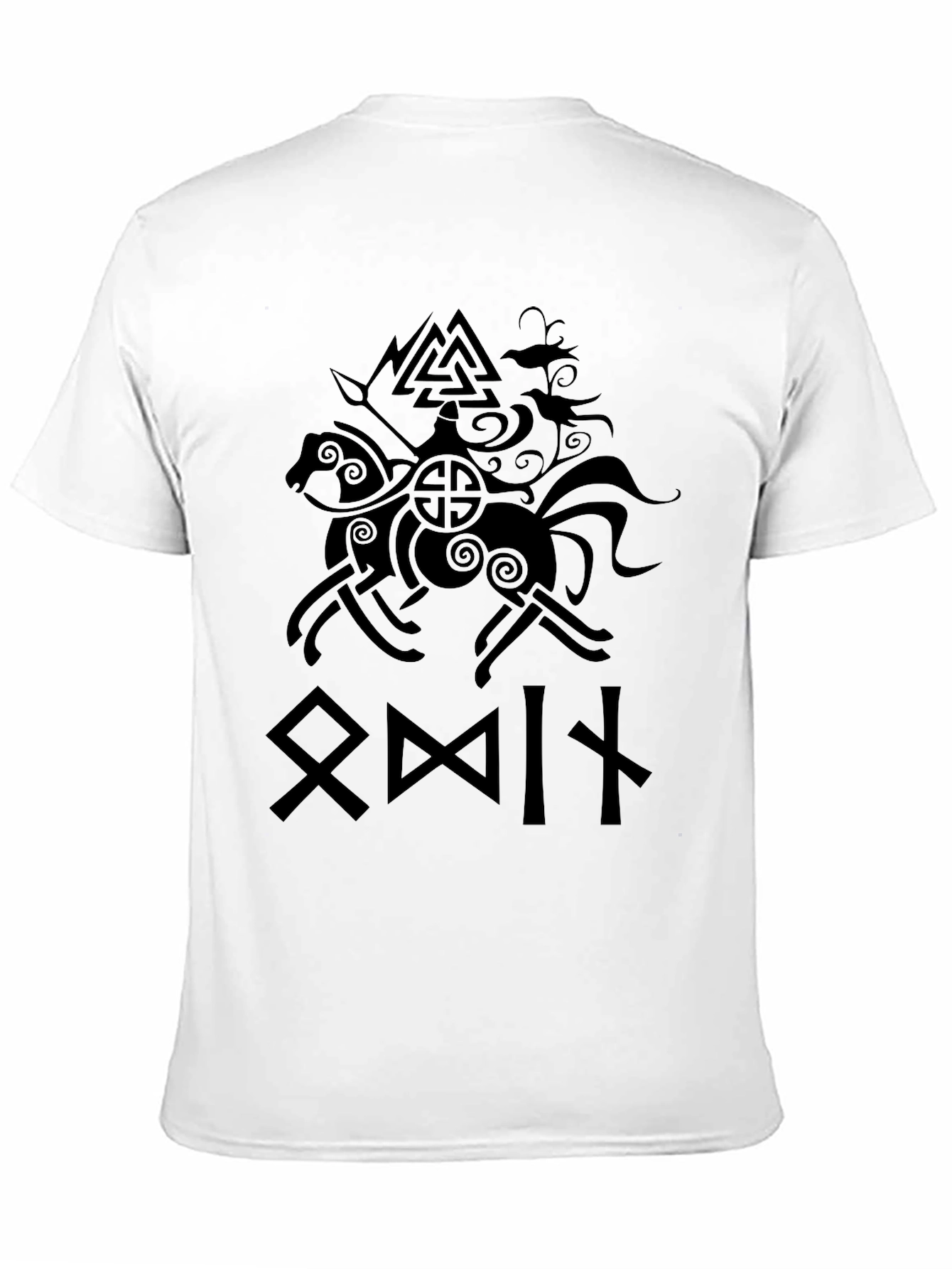 Viking Graphic Tee - Odin Horse Design